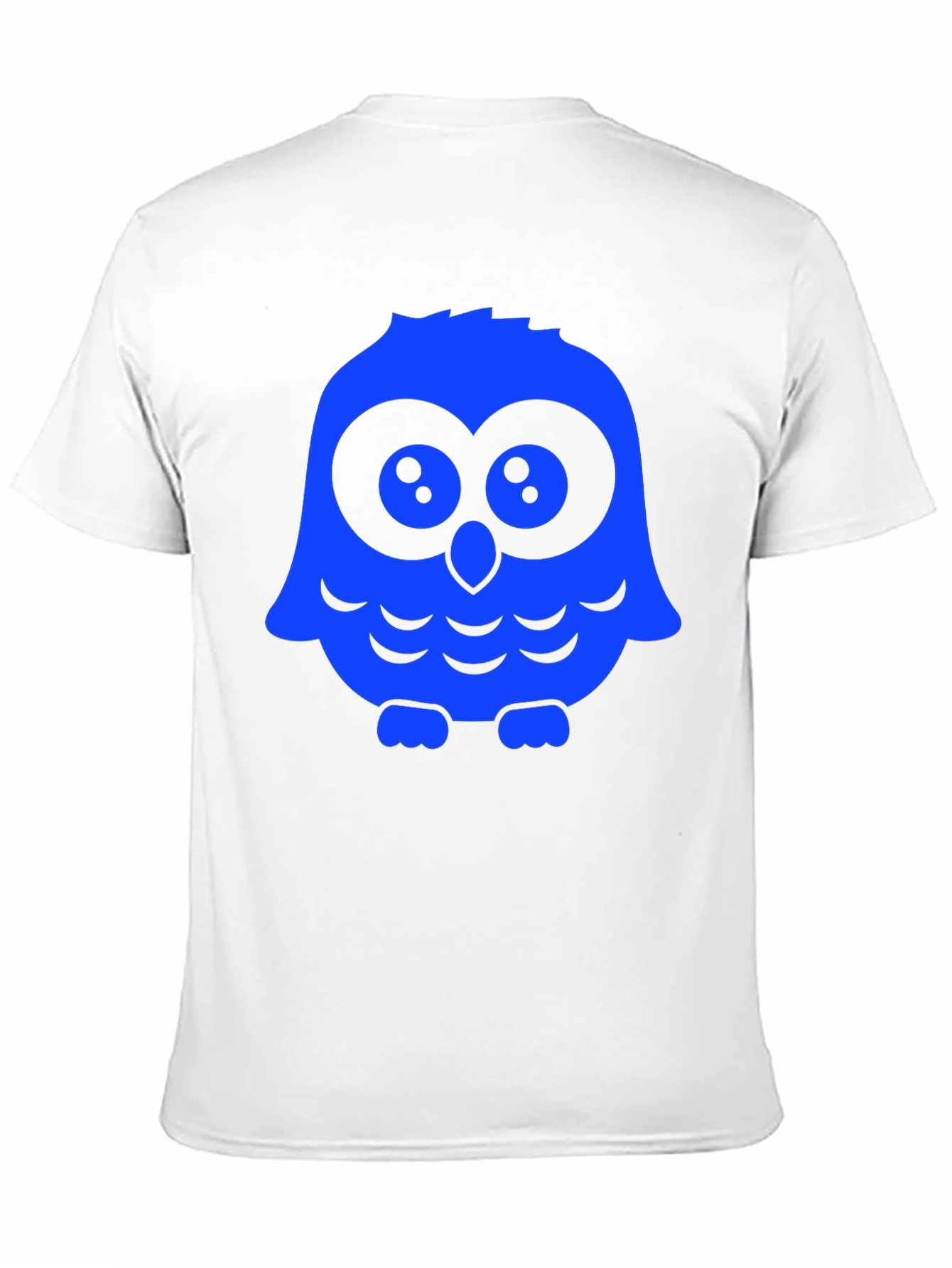 Black Owl Graphic Print T-Shirt - Black Casual Tee view 11