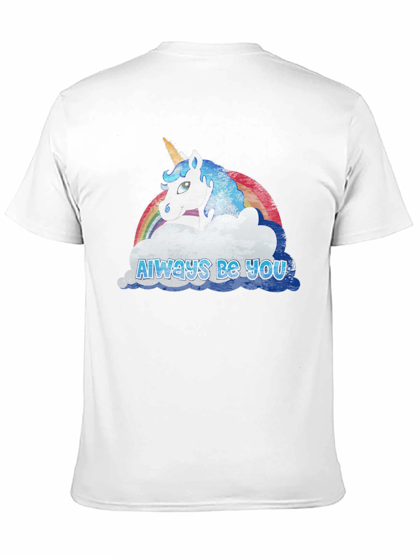 Black Always Be You Unicorn Rainbow T-Shirt view 11
