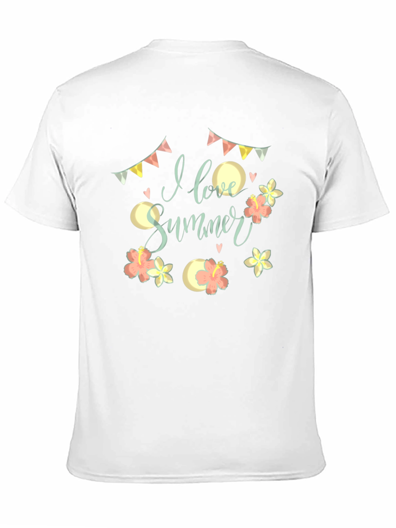 Black I Love Summer Graphic Tee view 11