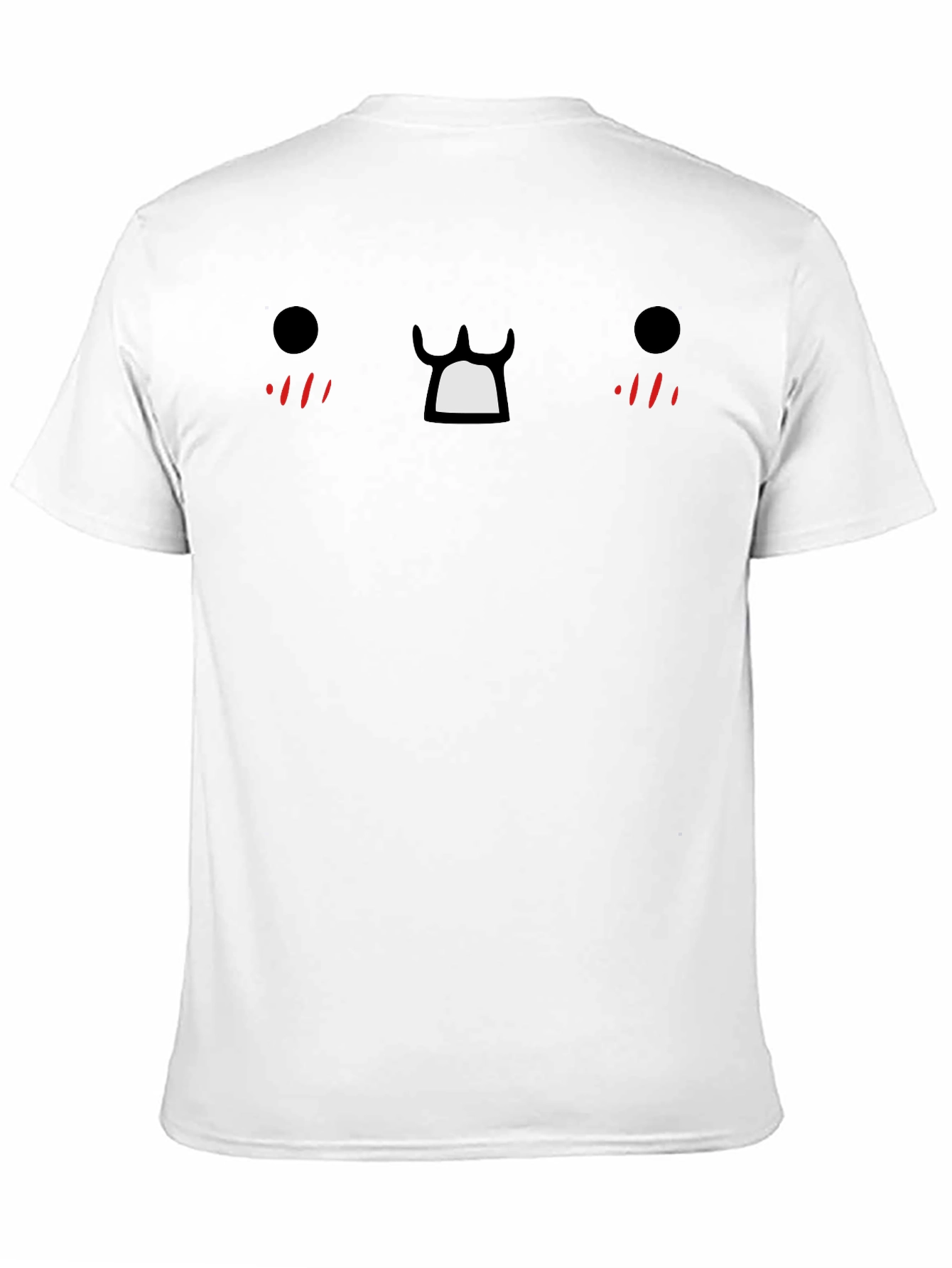 Black Funny Face Graphic Black T-Shirt view 11