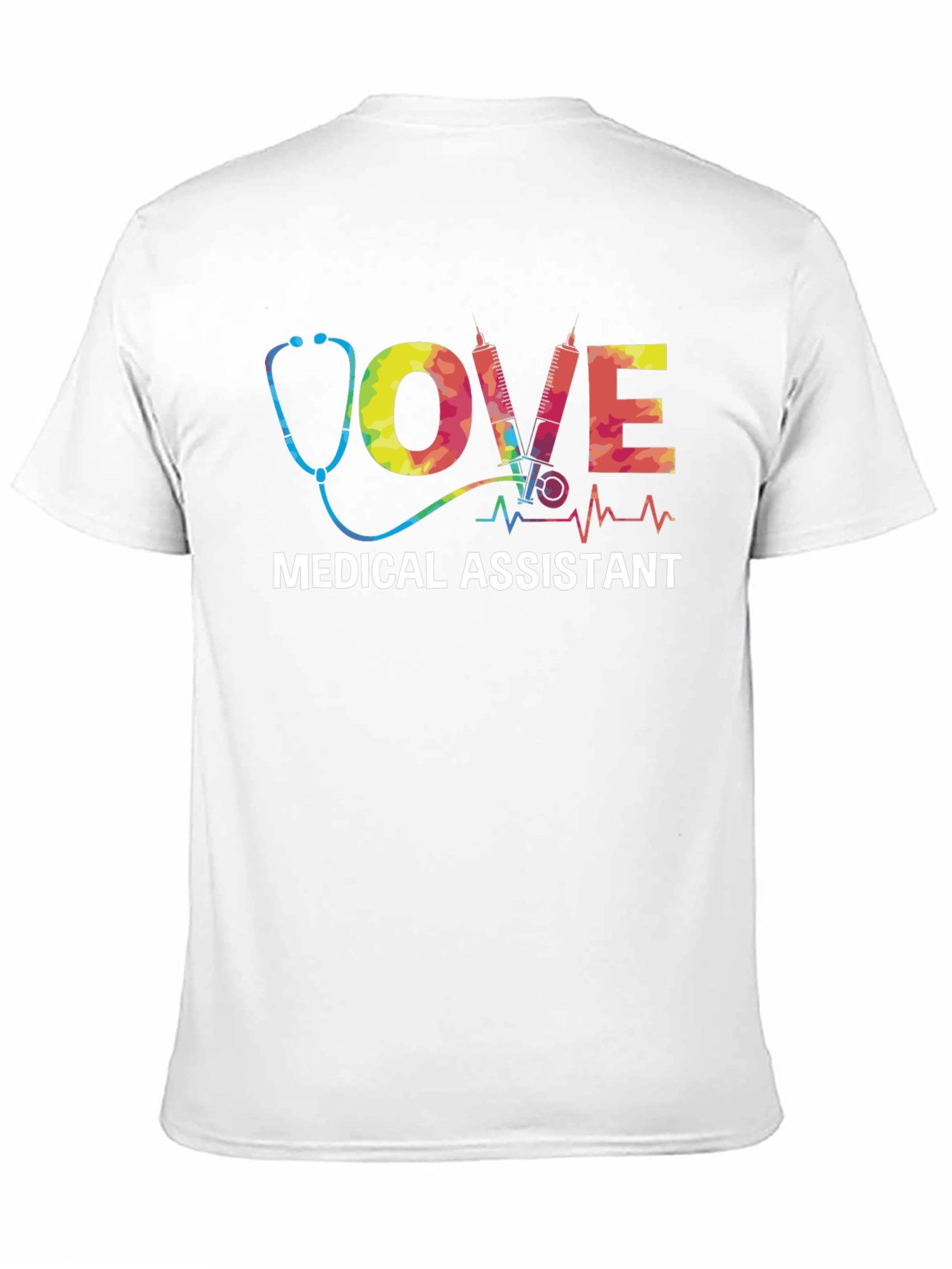 Black Medical Assistant Love T-Shirt view 11