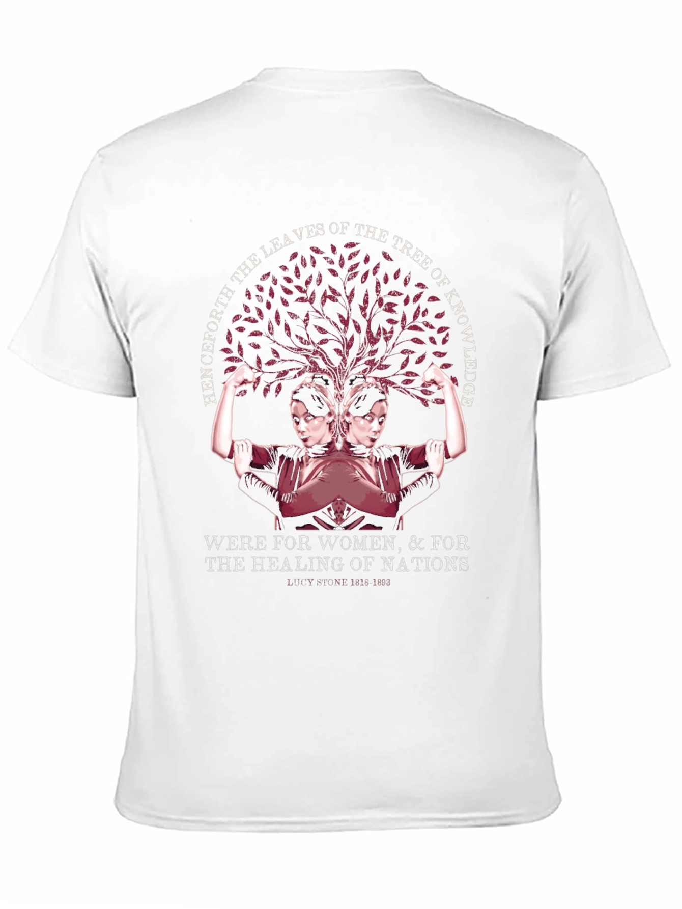 Black Feminist Tree of Knowledge Graphic T-Shirt view 11