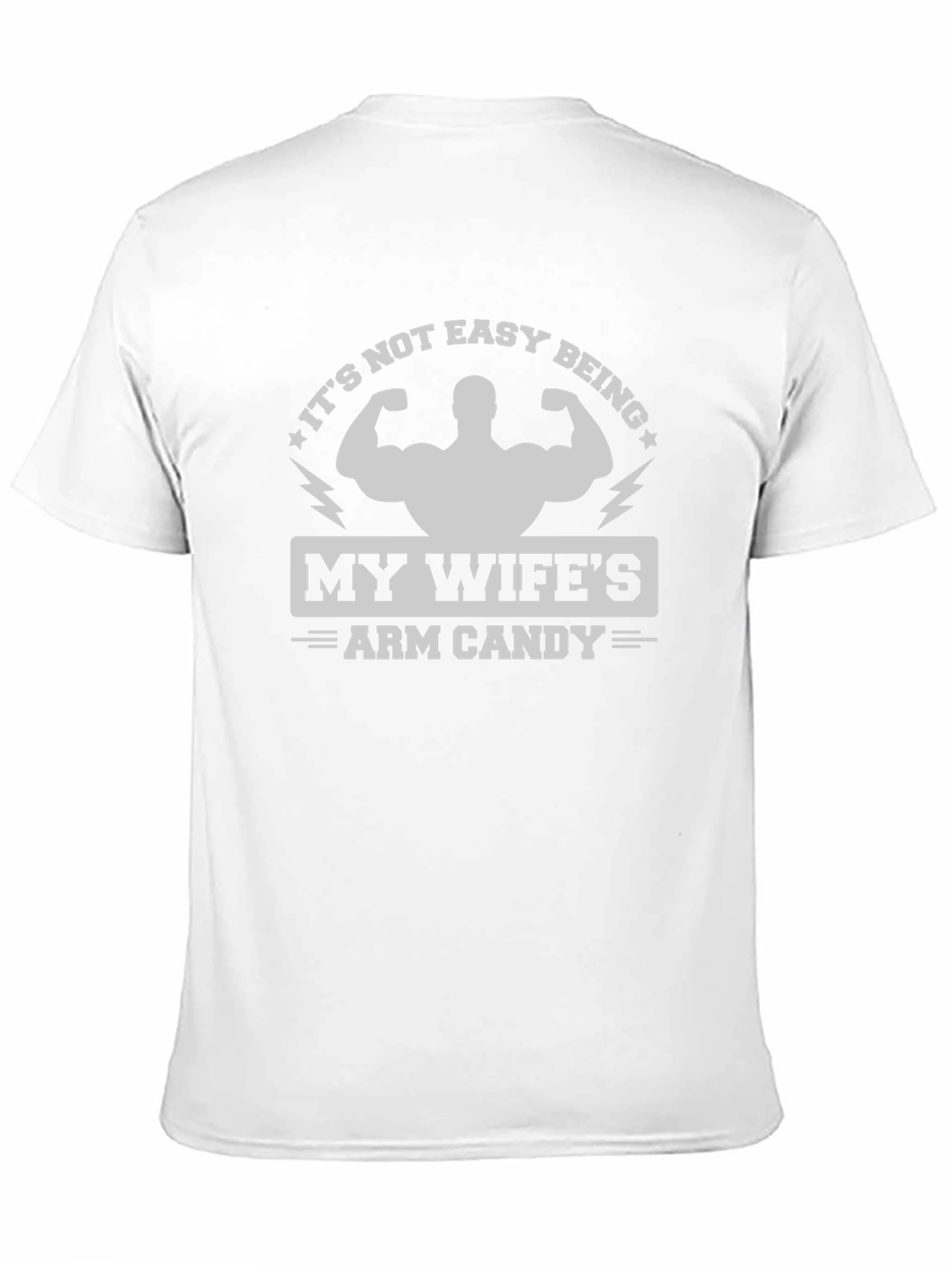 Black My Wife's Arm Candy Graphic Tee view 11