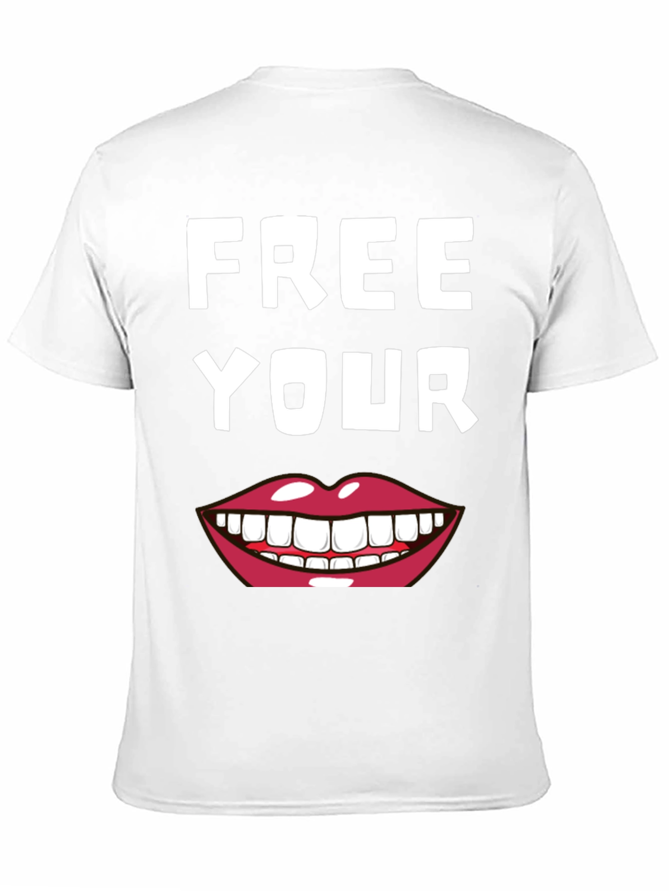 Black Free Your Smile Graphic Tee view 11