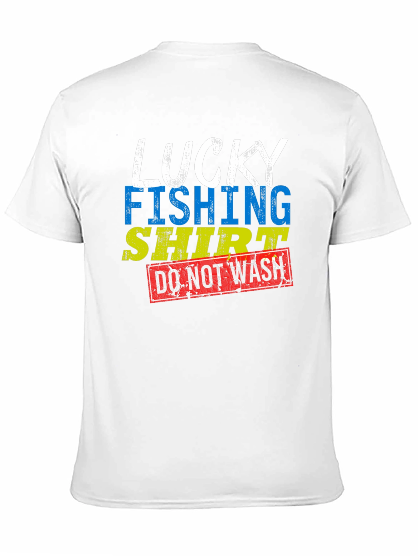 Black Lucky Fishing Shirt - Novelty Graphic Tee view 11