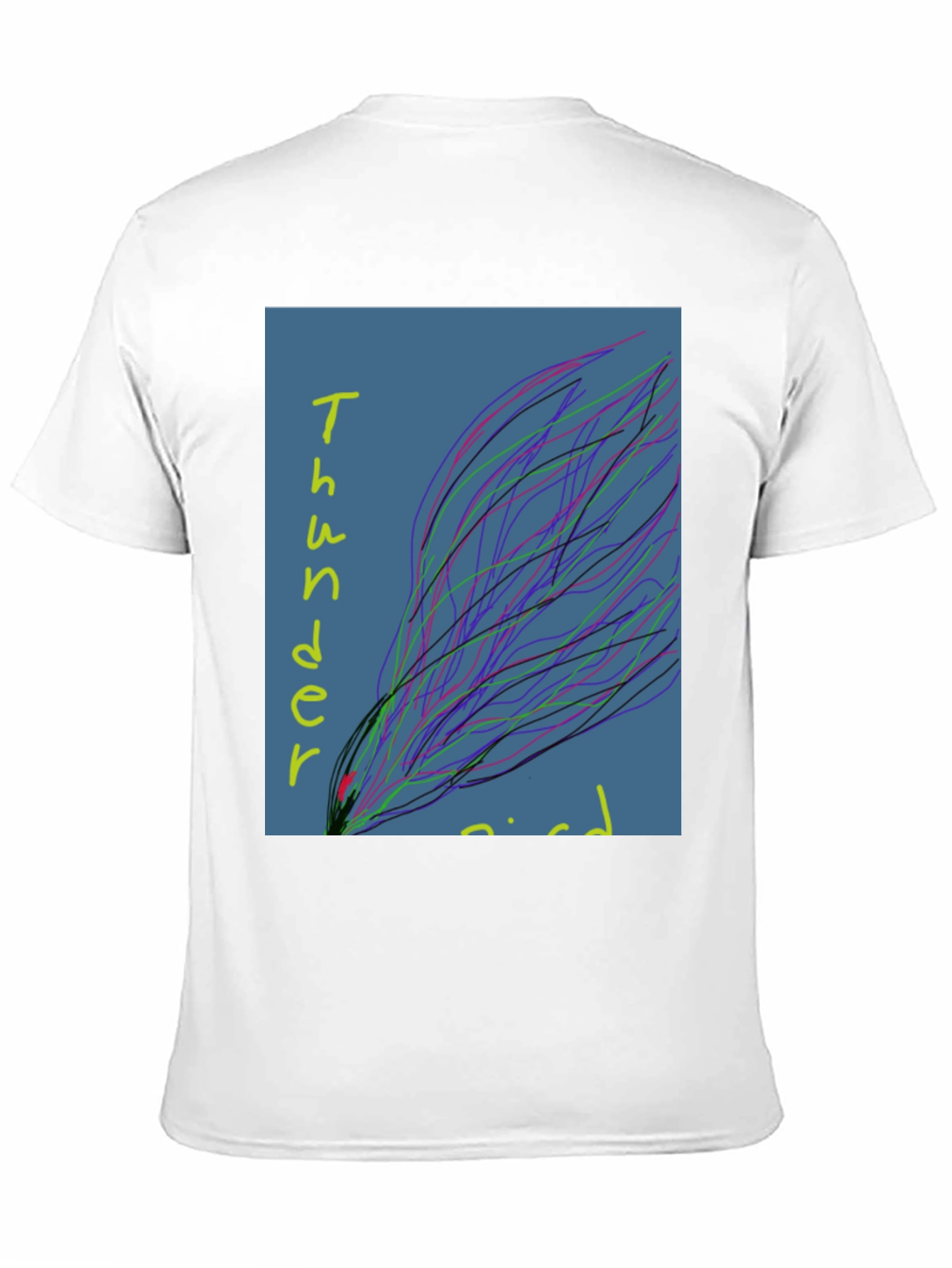 Black Abstract Graphic Print Black T-Shirt view 11