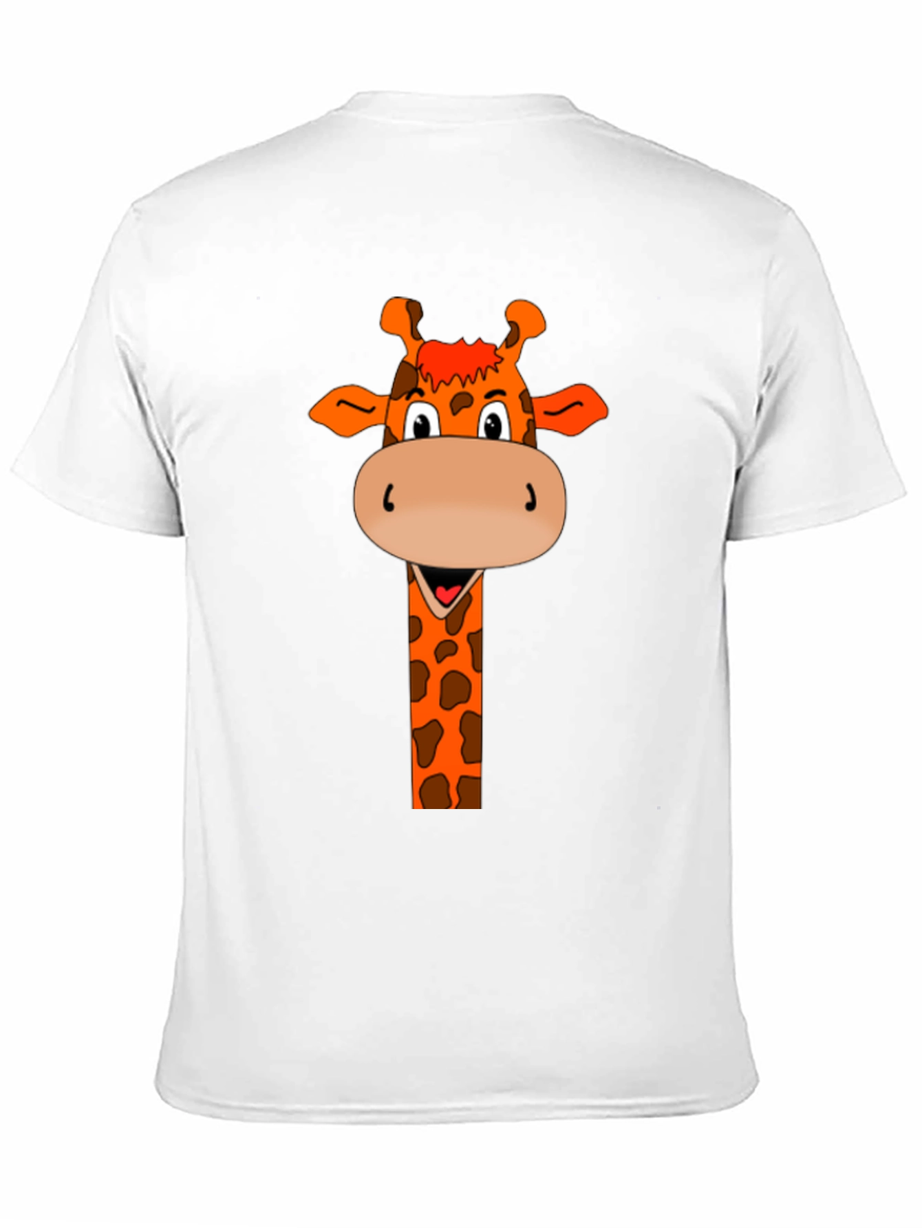 Black Giraffe Graphic Tee - Men's Black T-Shirt view 11