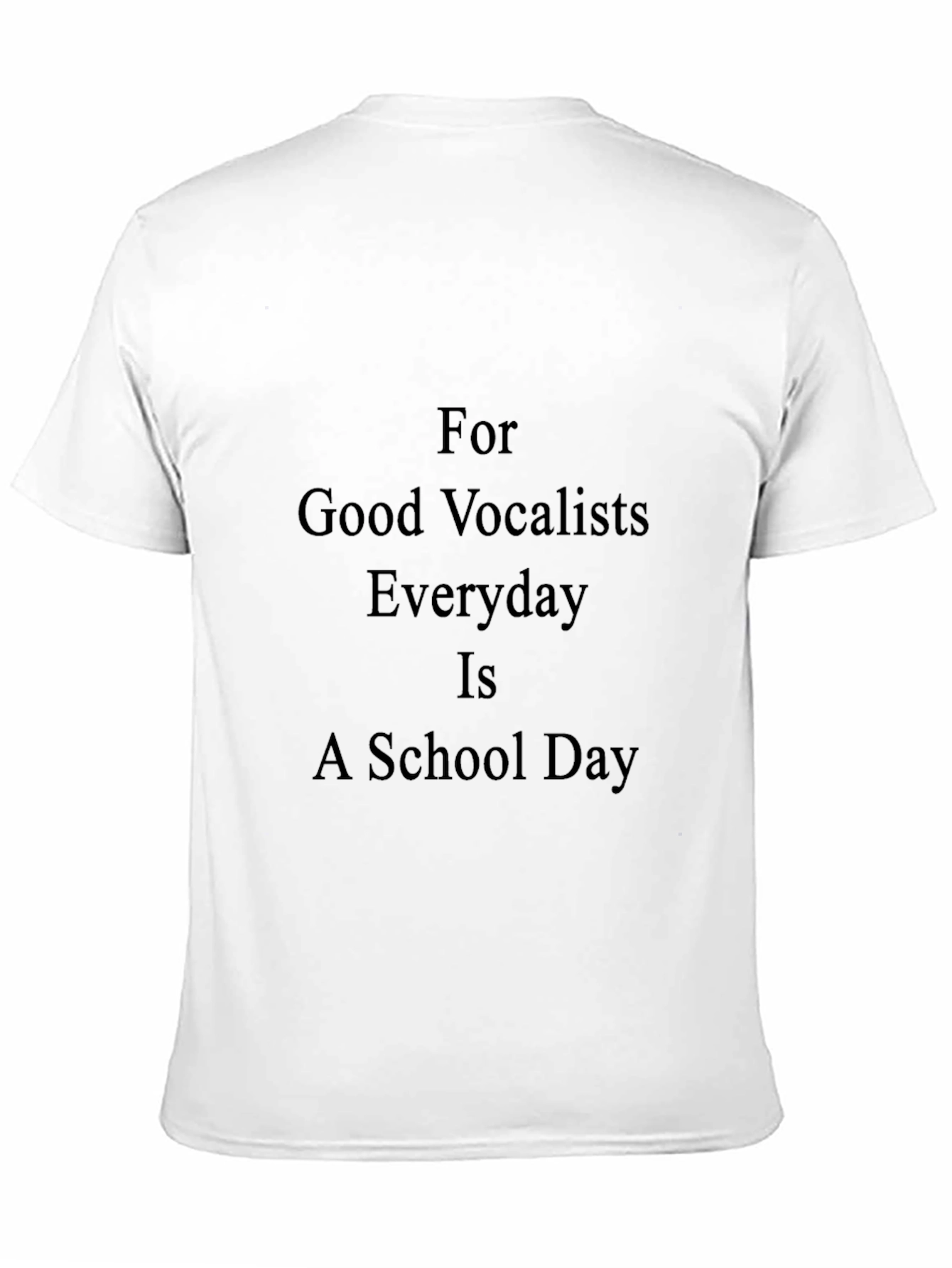 Black Vocalist School Day T-Shirt - Black, Everyday Learning view 11