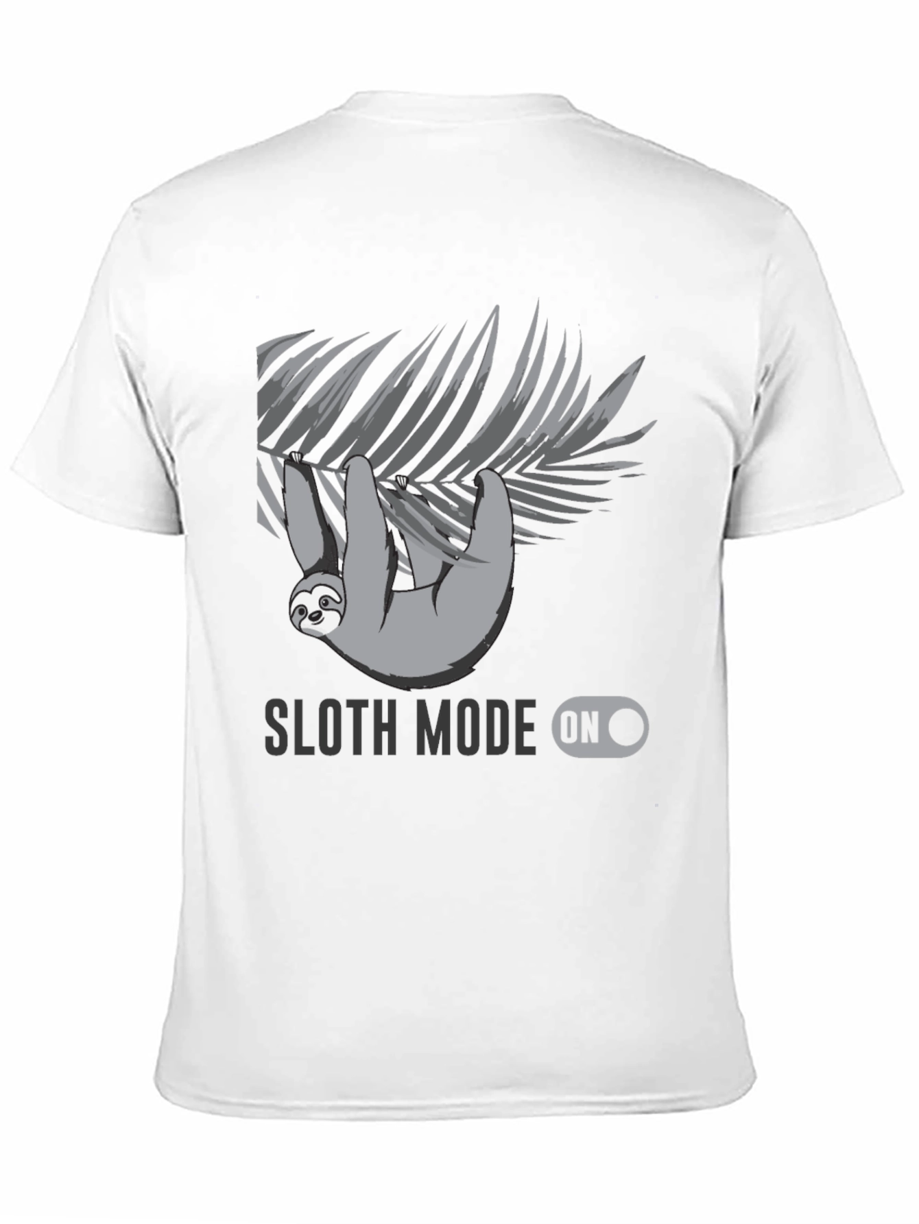 Black Sloth Mode On - Graphic T-Shirt view 11