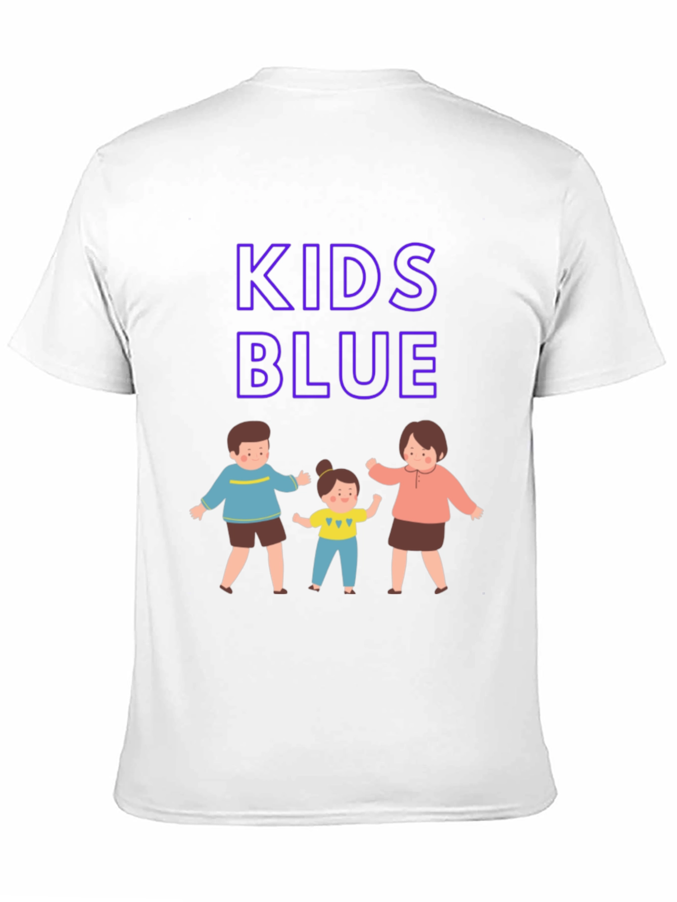 Black Kids Blue Graphic Tee view 11