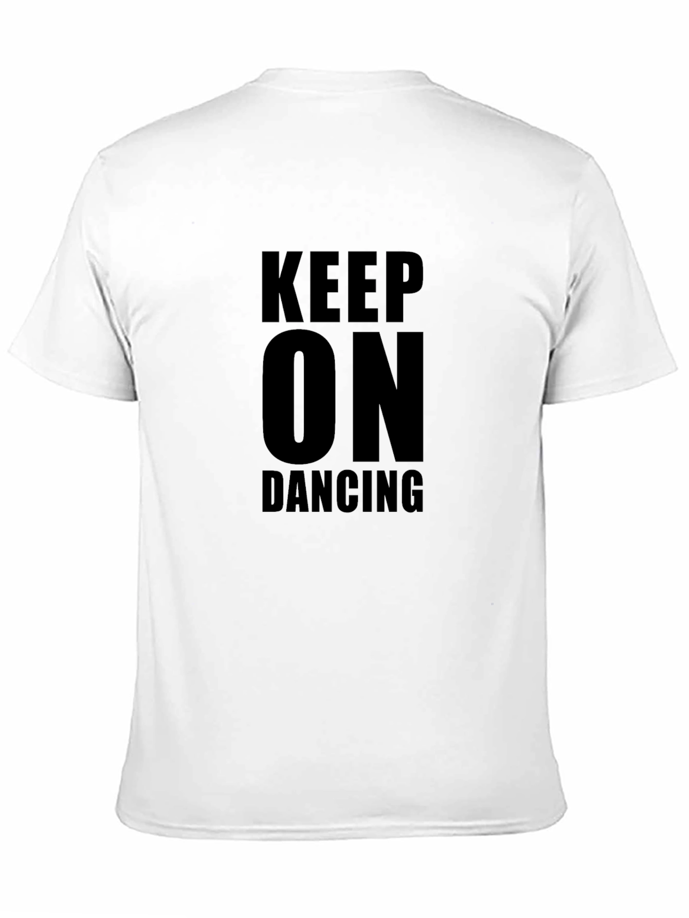 Black Keep On Dancing Black T-Shirt - Graphic Print view 11