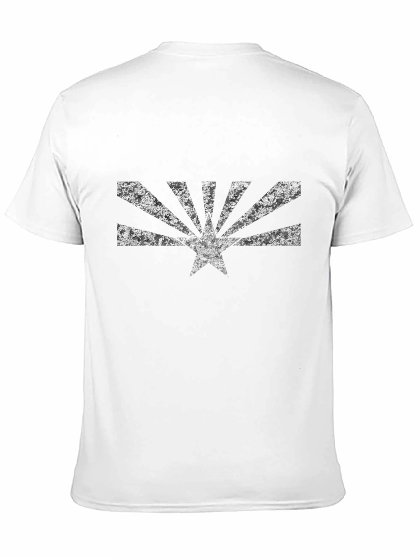 Black Arizona State Flag T-Shirt - Distressed Graphic Tee view 11