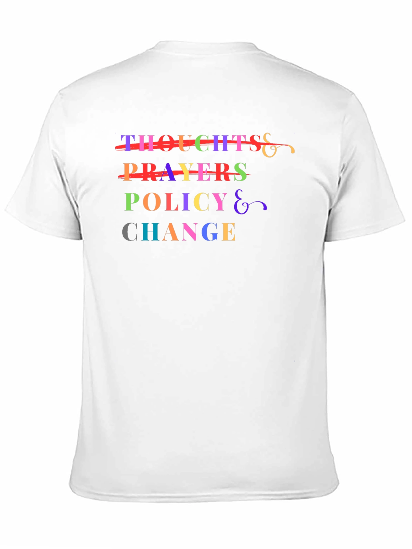 Black Policy Change T-Shirt - Activism Tee view 11