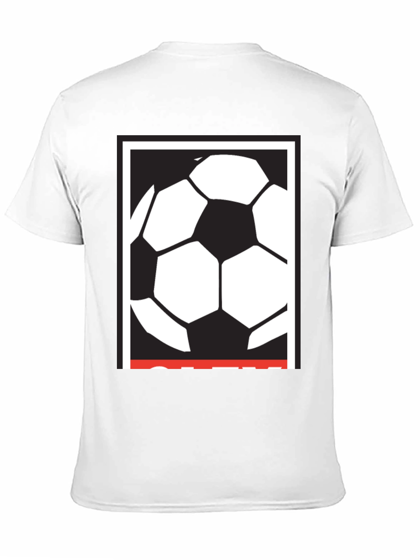 Black Soccer Ball Graphic Tee - Classic Black T-Shirt view 11