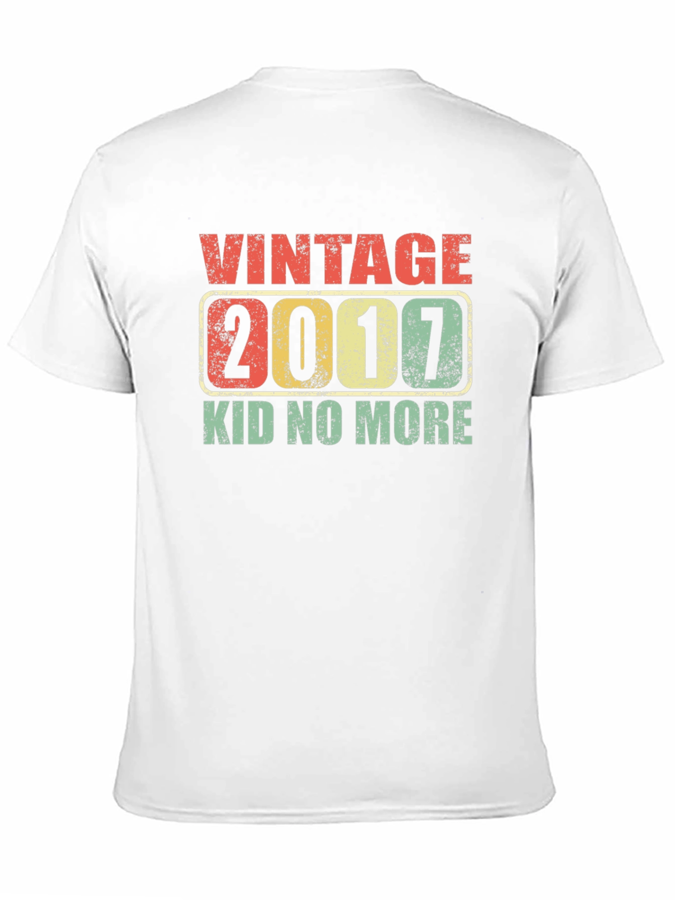 Black Vintage 2017 Kid No More Black T-Shirt view 11