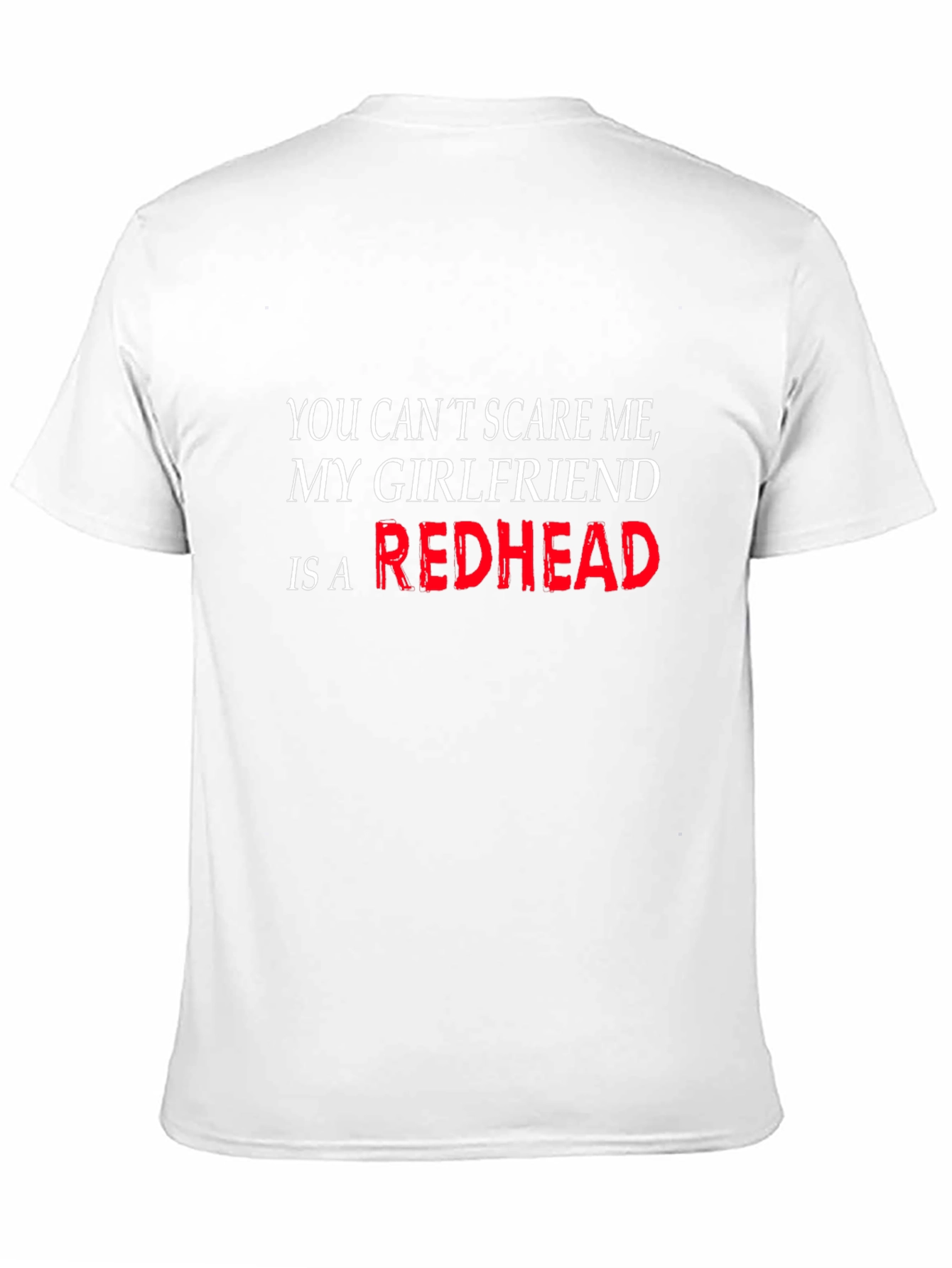 Black Funny "Redhead Girlfriend" Graphic Tee view 11