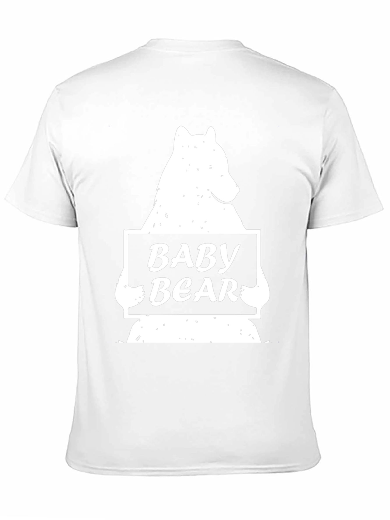 Black Baby Bear Graphic Tee - Black Crew Neck T-Shirt view 11