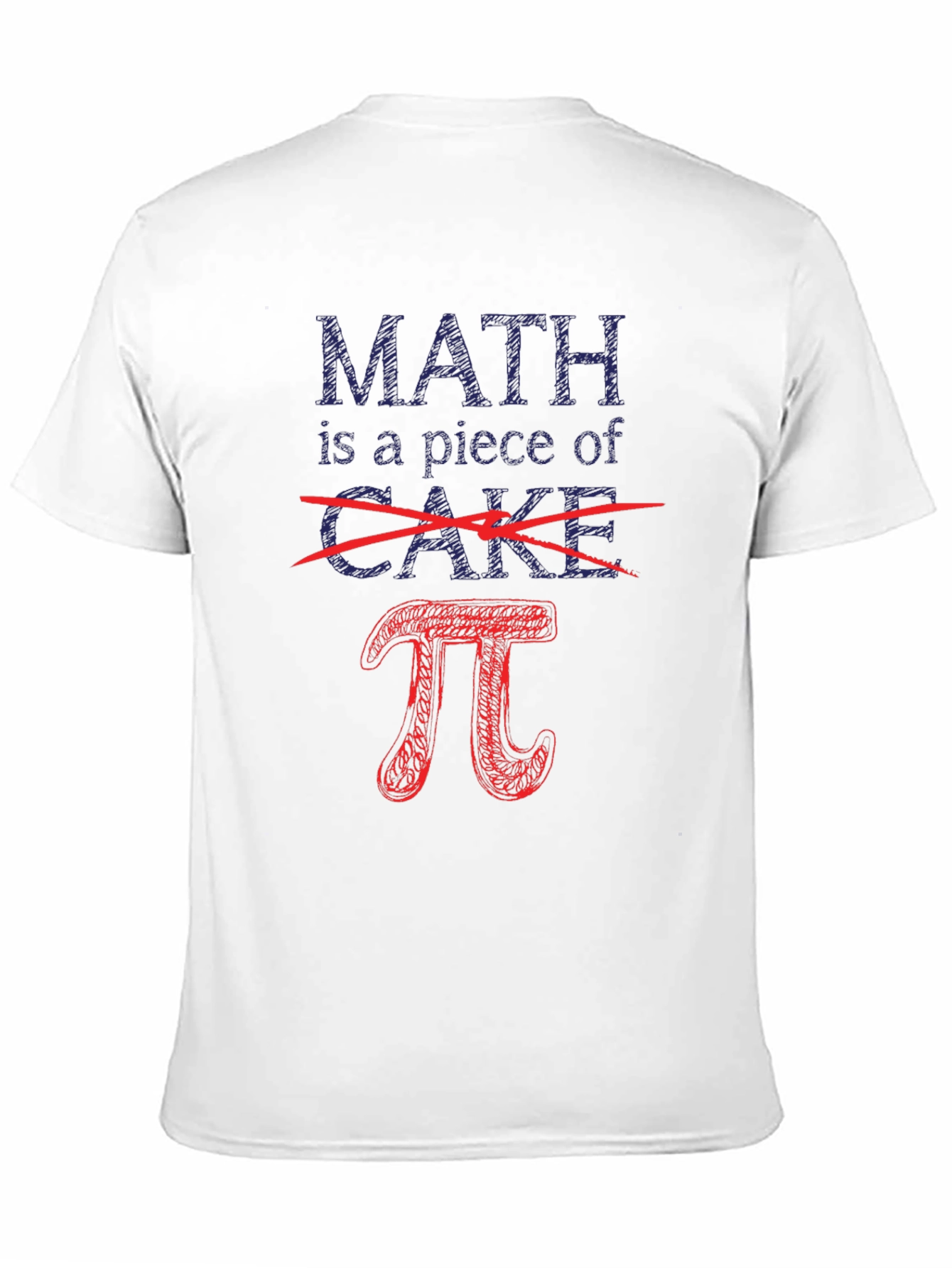 Black Math is a Piece of Pi T-Shirt view 11
