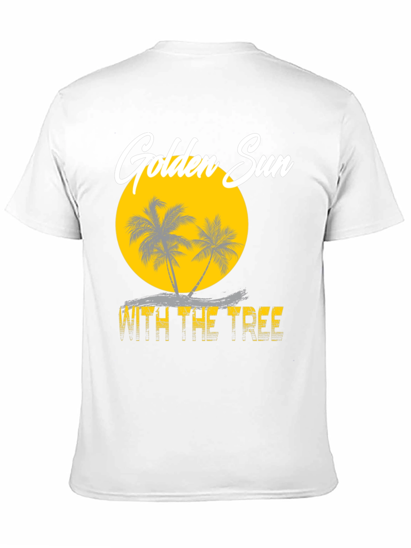 Golden Sun With The Tree Graphic Tee - 11