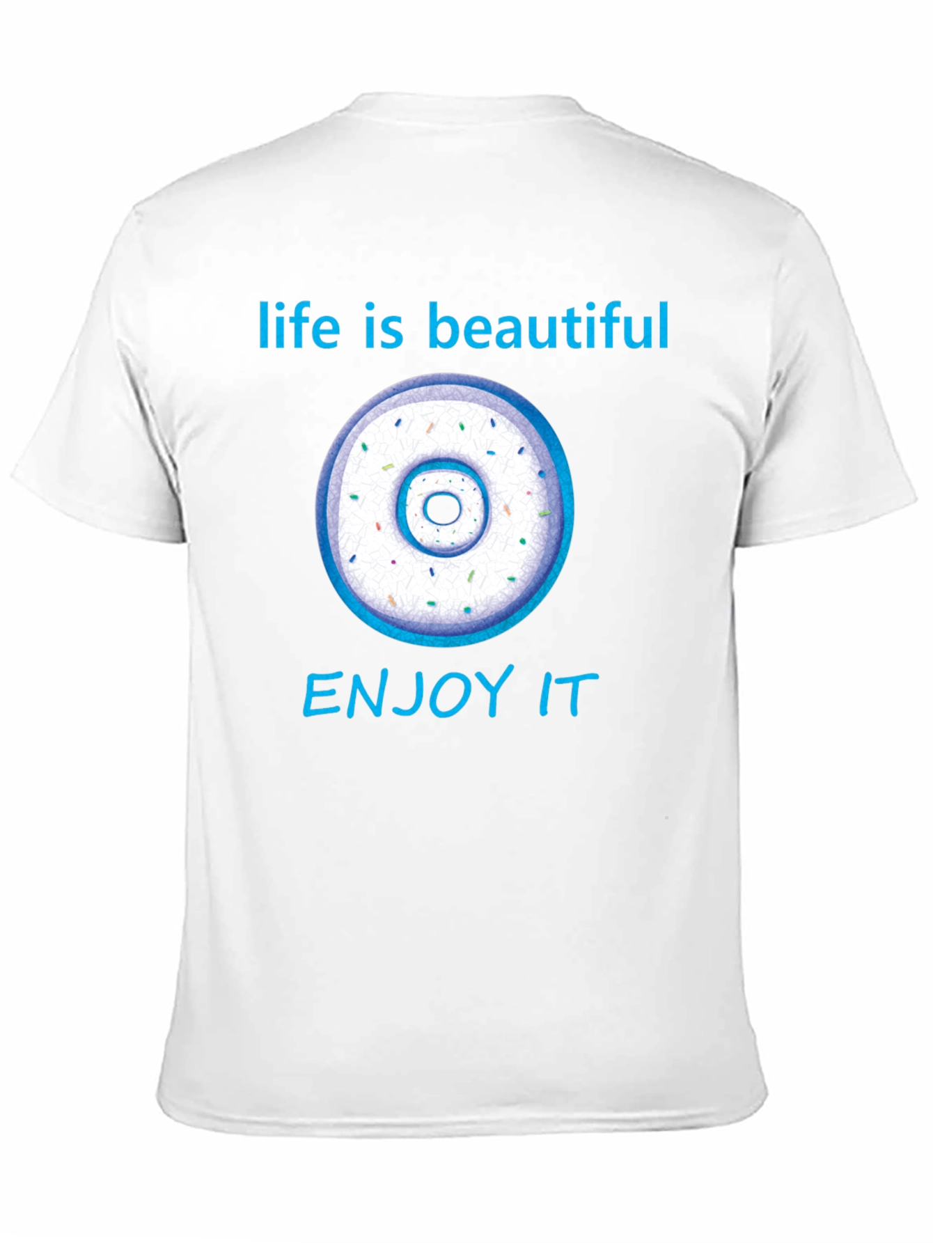 Black Life is Beautiful Donut Graphic Tee view 11