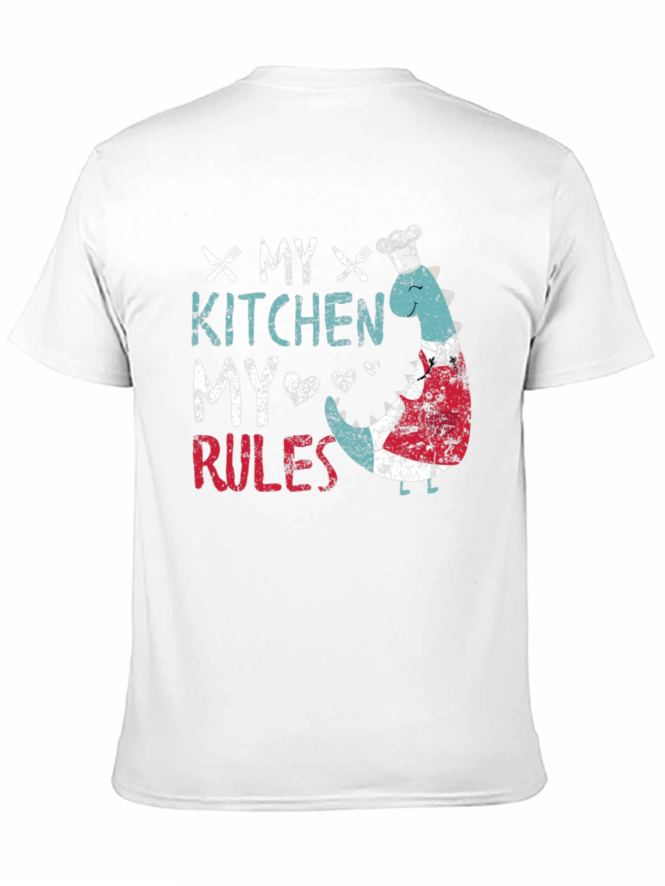 Black My Kitchen My Rules T-Shirt view 11