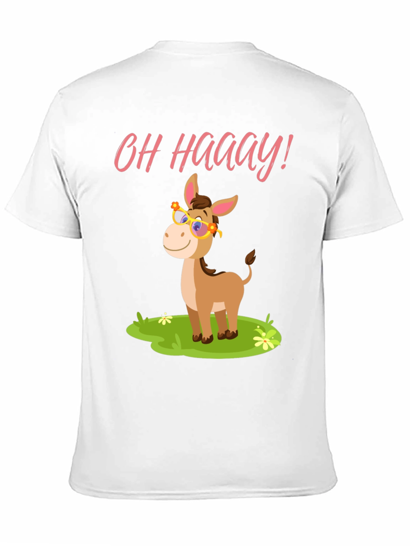 Black Funny Donkey T-Shirt - Oh Haaay! view 11