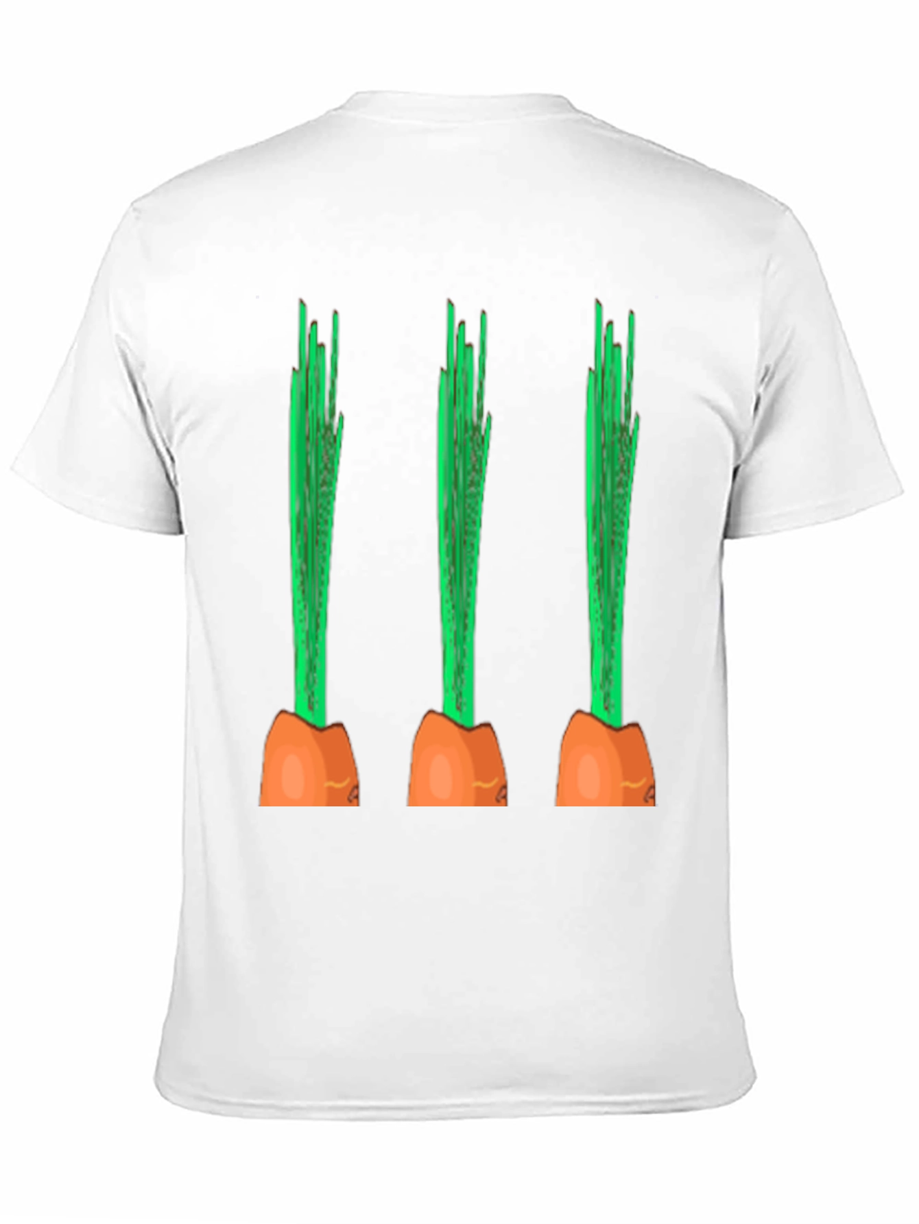 Black Funny Carrot Graphic Tee - Black Cotton Casual Shirt view 11