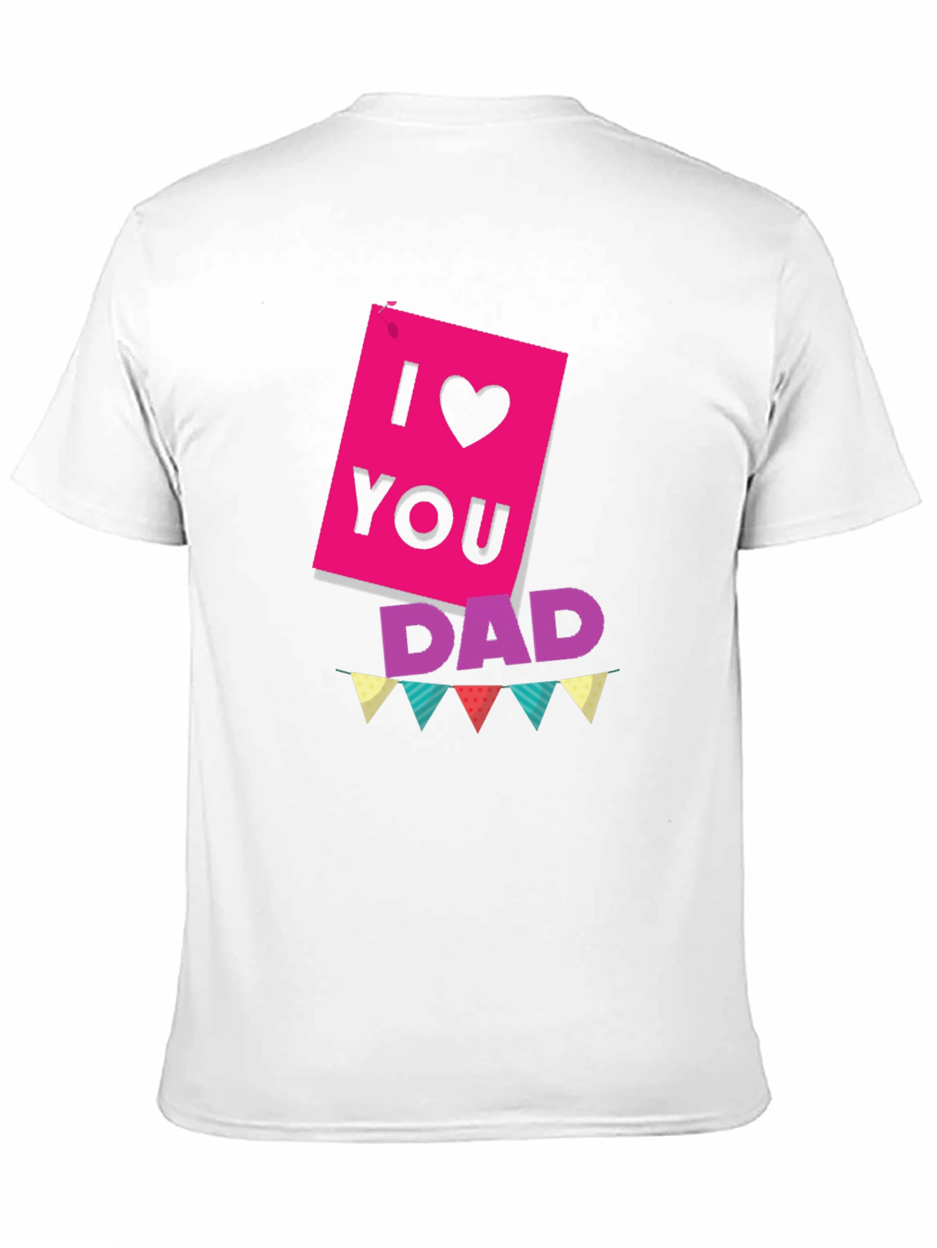 Black I Love You Dad T-Shirt view 11