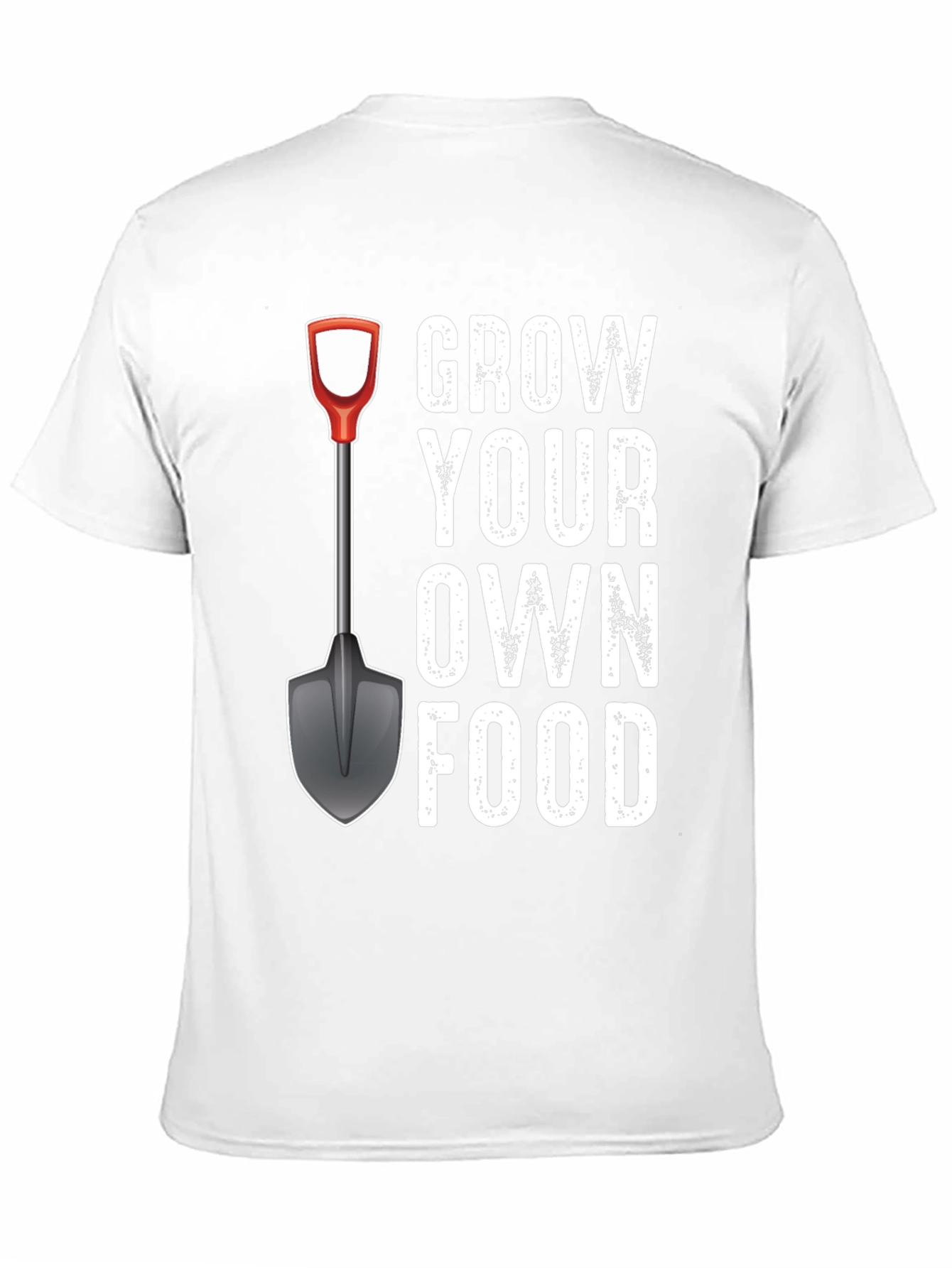 Black Grow Your Own Food T-Shirt Gardening Tee view 11