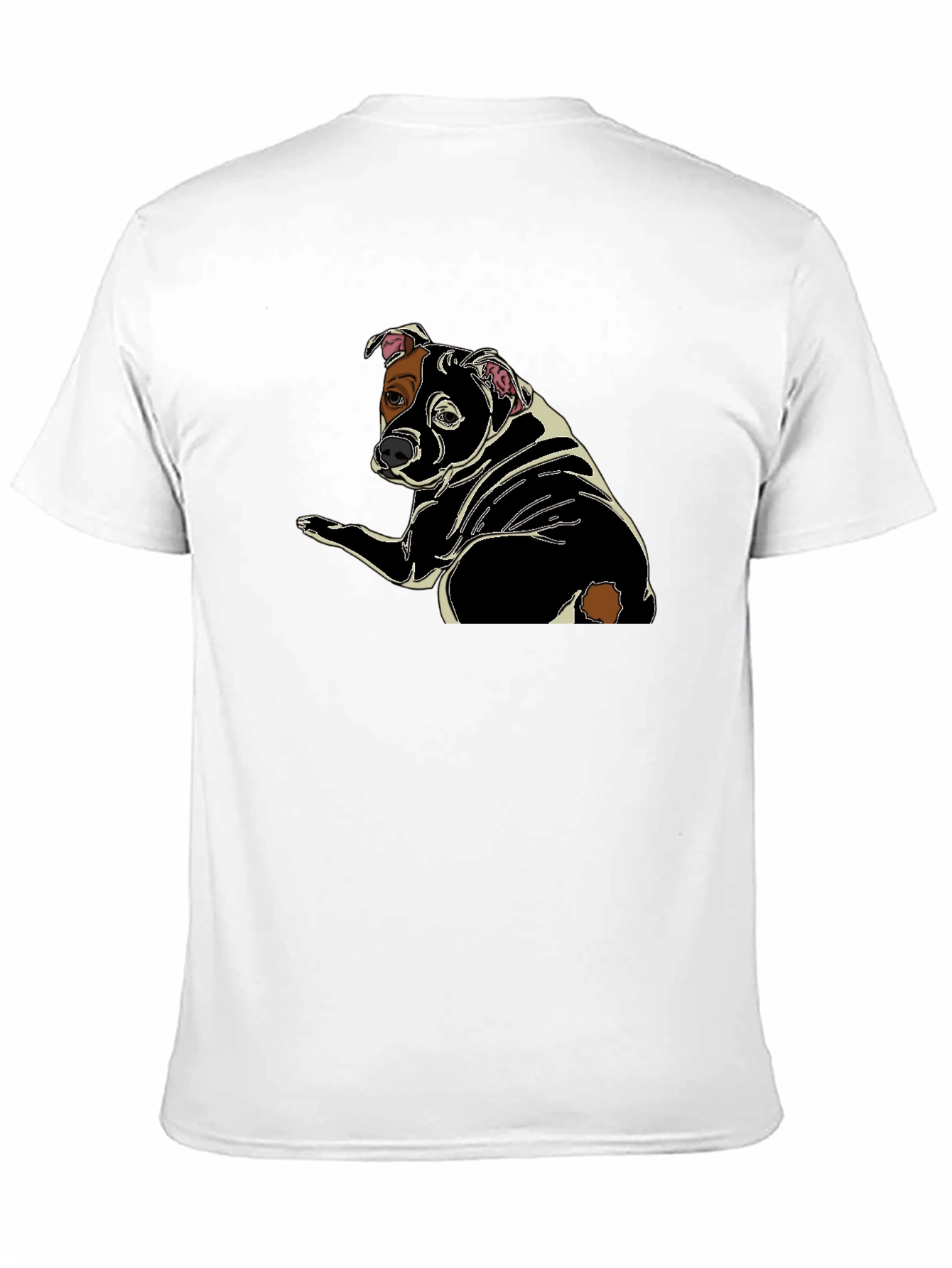 Black Dog Graphic Print Black T-Shirt view 11