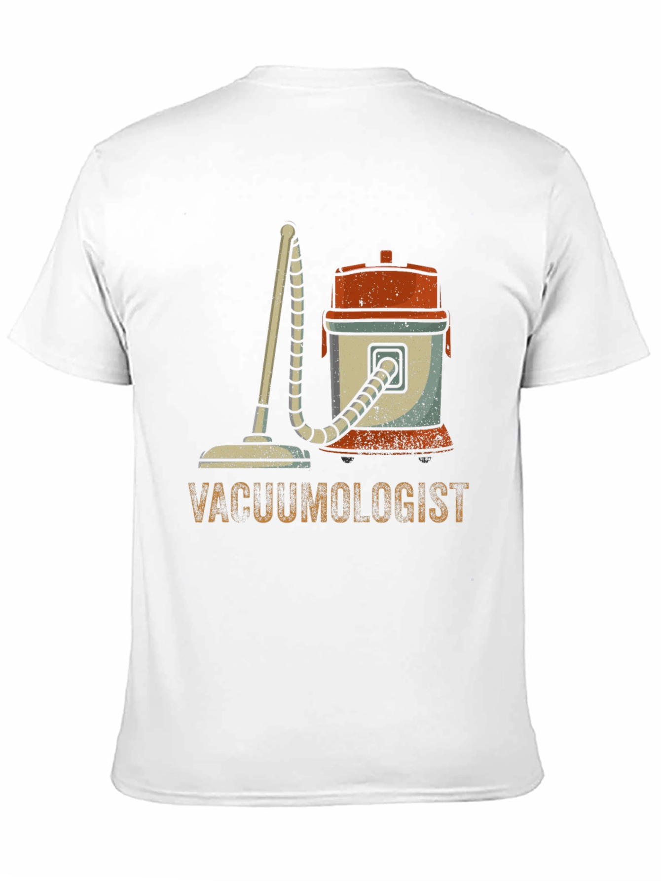 Black Vacuumologist Graphic T-Shirt - Novelty Cleaning Humor Tee view 11