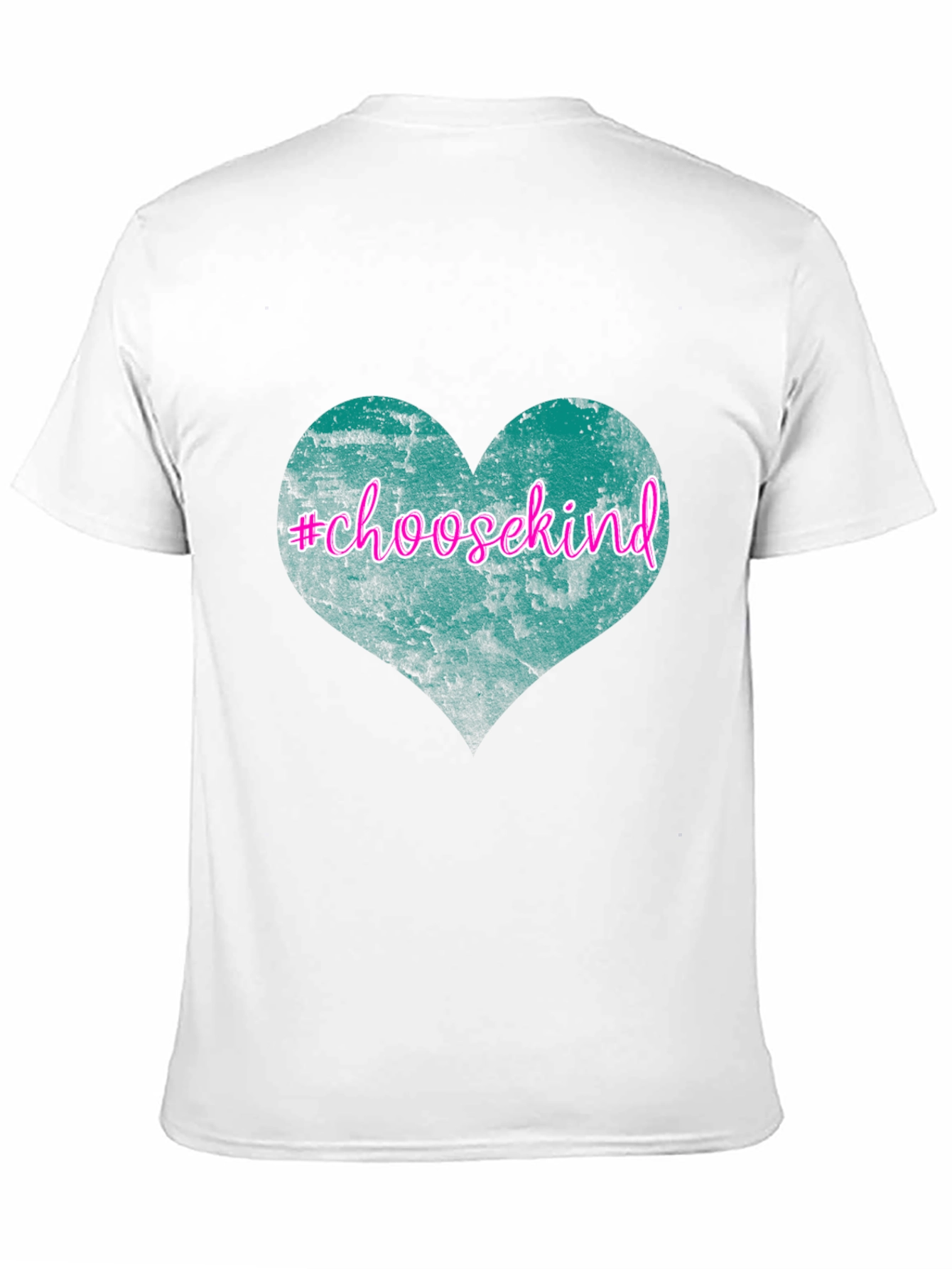 Black Choose Kind Heart Graphic Tee - Black Unisex Shirt view 11