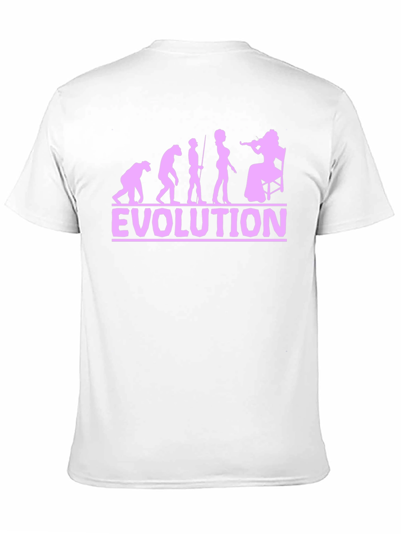Black Evolution Violinist T-Shirt - Funny Music Tee view 11