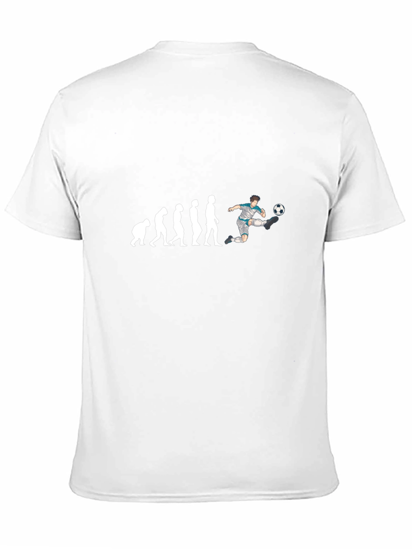 Black Soccer Evolution Graphic T-Shirt view 11