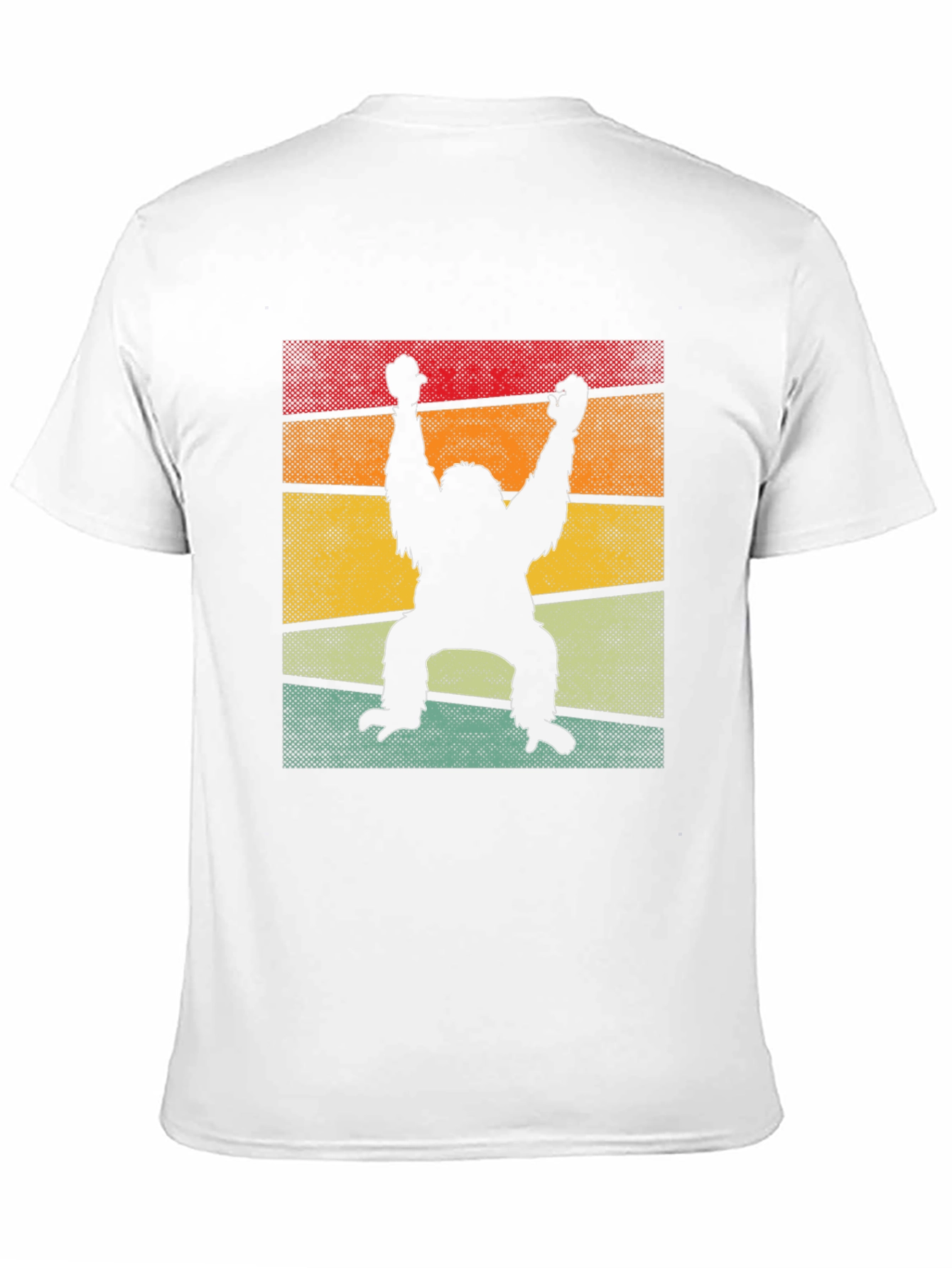 Black Retro Orangutan T-Shirt - Vintage Style Ape Tee view 11