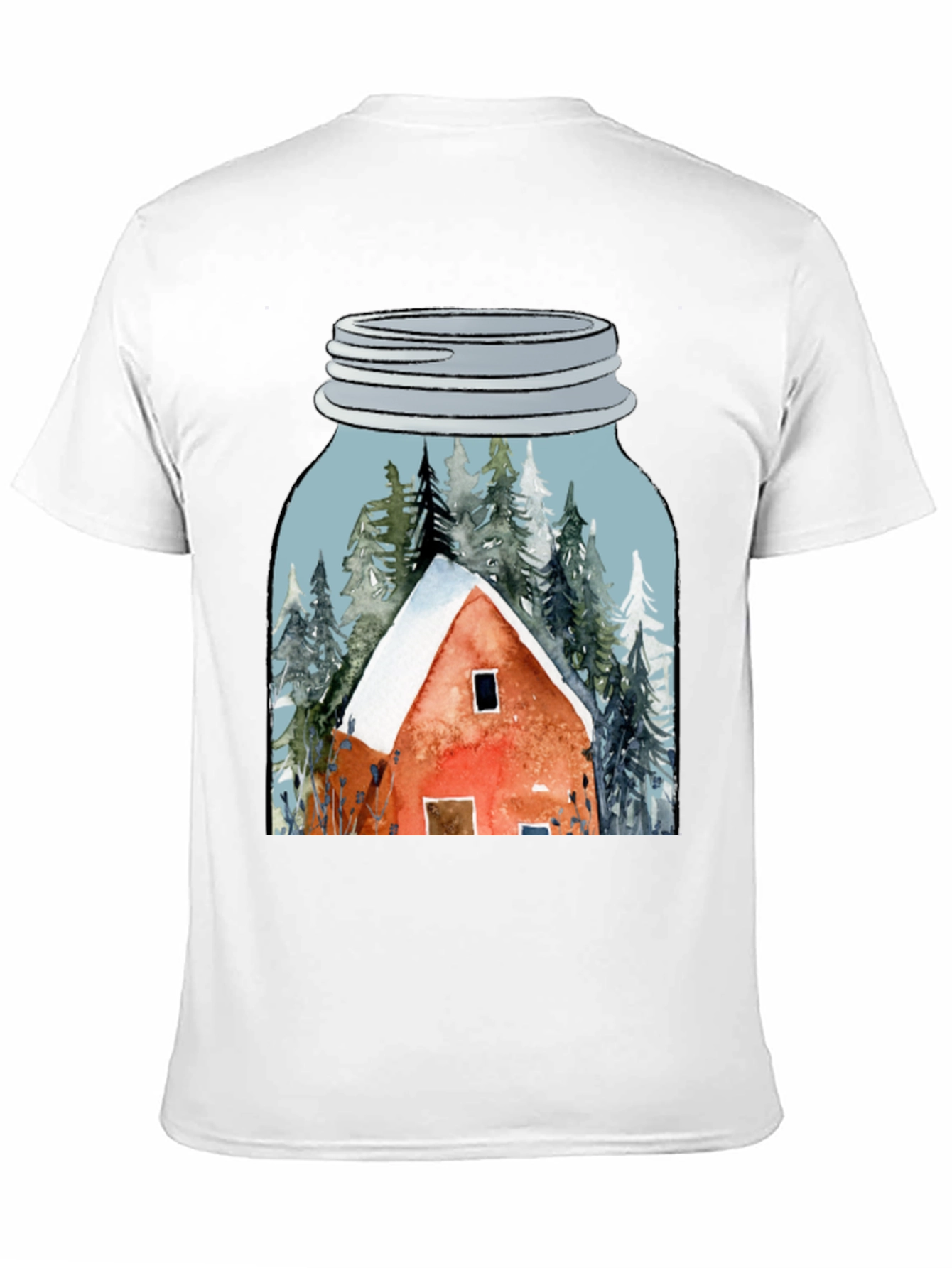 Black Cabin in a Jar Graphic Tee view 11