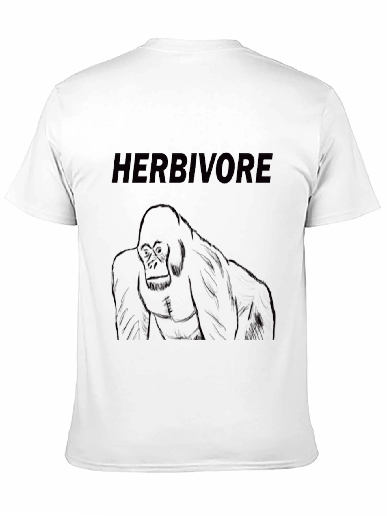 Black Herbivore Gorilla Graphic T-Shirt view 11