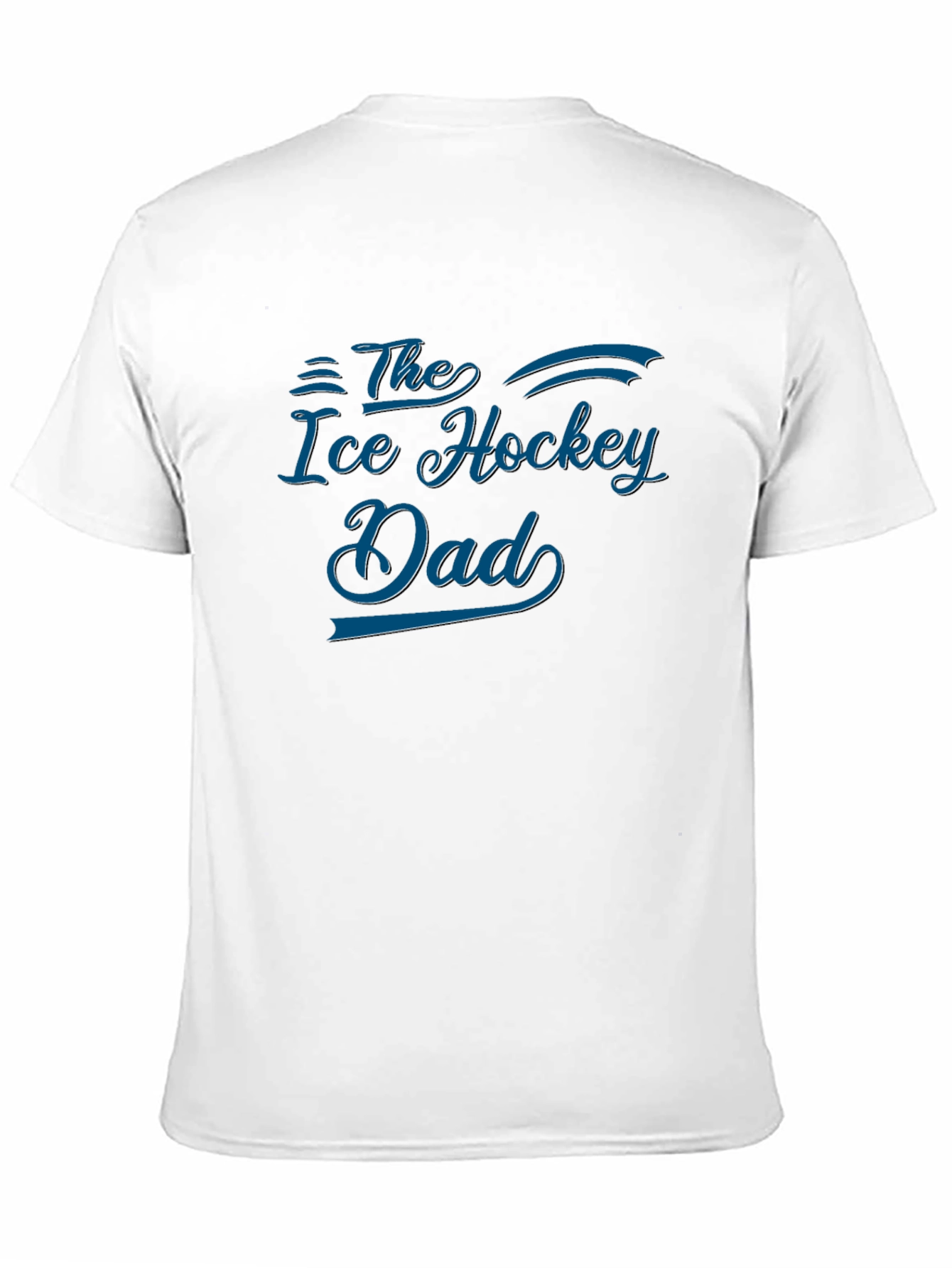Black The Ice Hockey Dad T-Shirt - Black Cotton Tee view 11