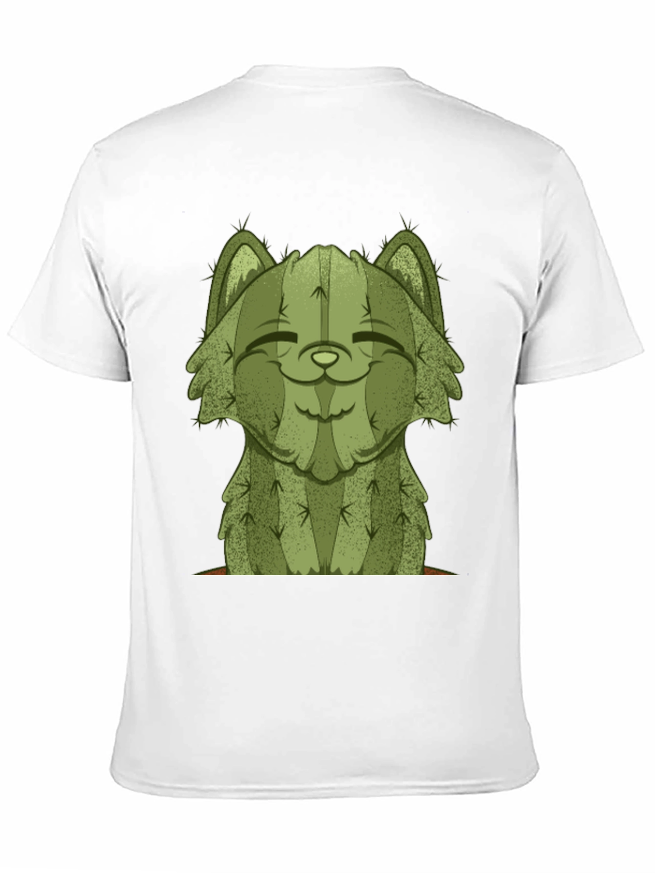 Black Cactus Cat Graphic Tee - Unique Unisex Shirt view 11
