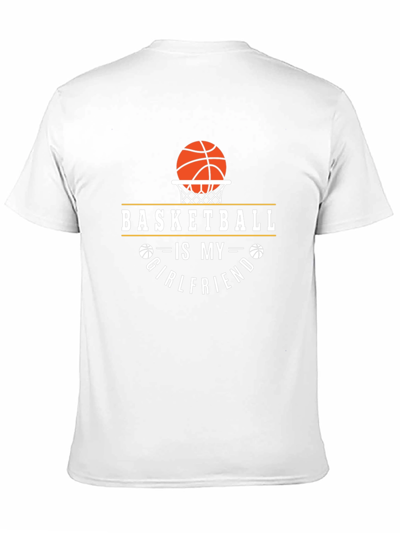 Black Basketball is My Girlfriend Graphic Tee view 11