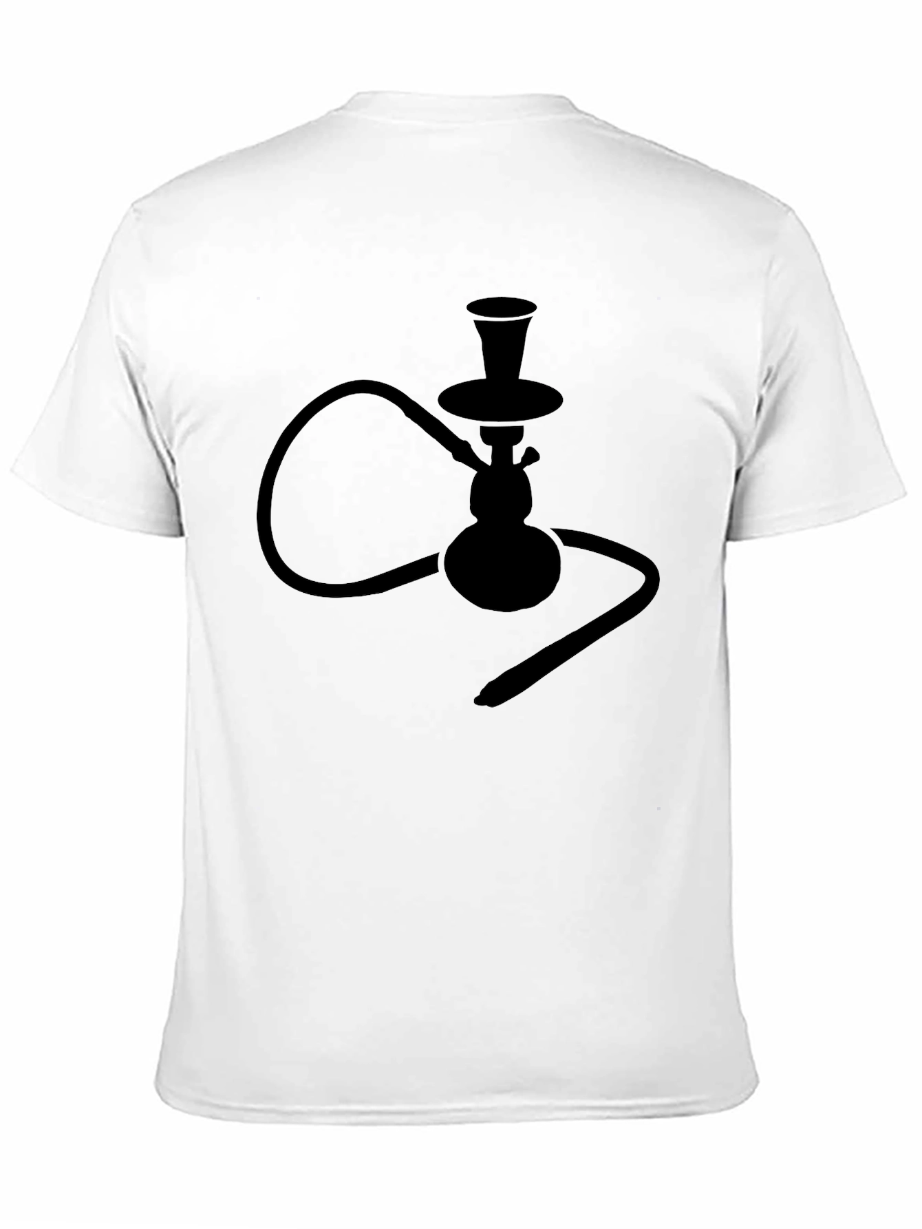 Black Hookah Silhouette T-Shirt - Cool & Unique Design view 11