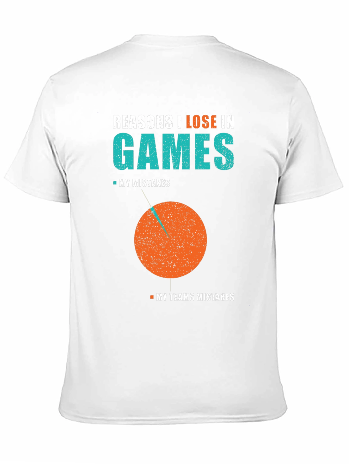 Black Reasons I Lose T-Shirt view 11