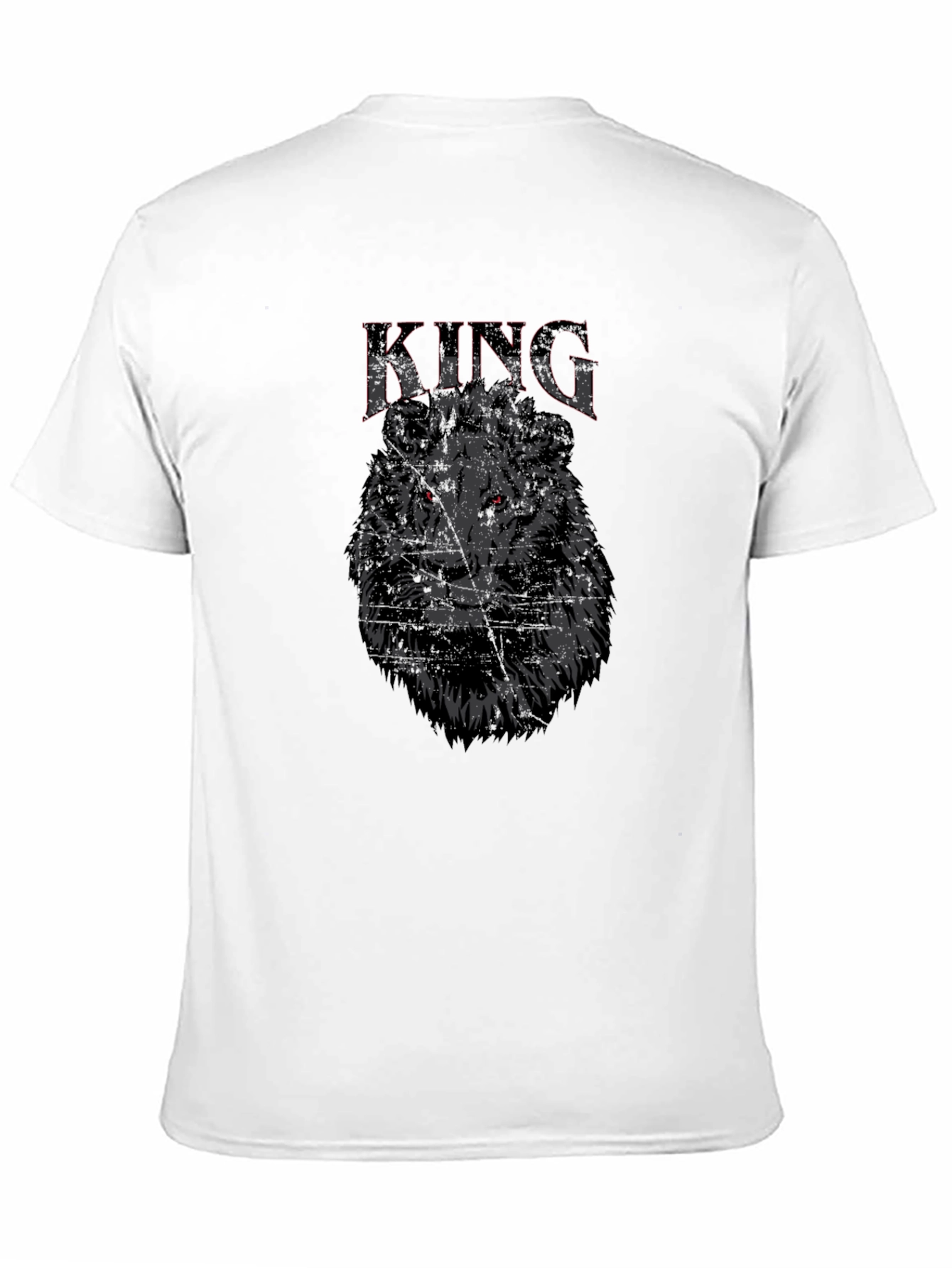 Black Lion King Graphic T-Shirt - Black view 11