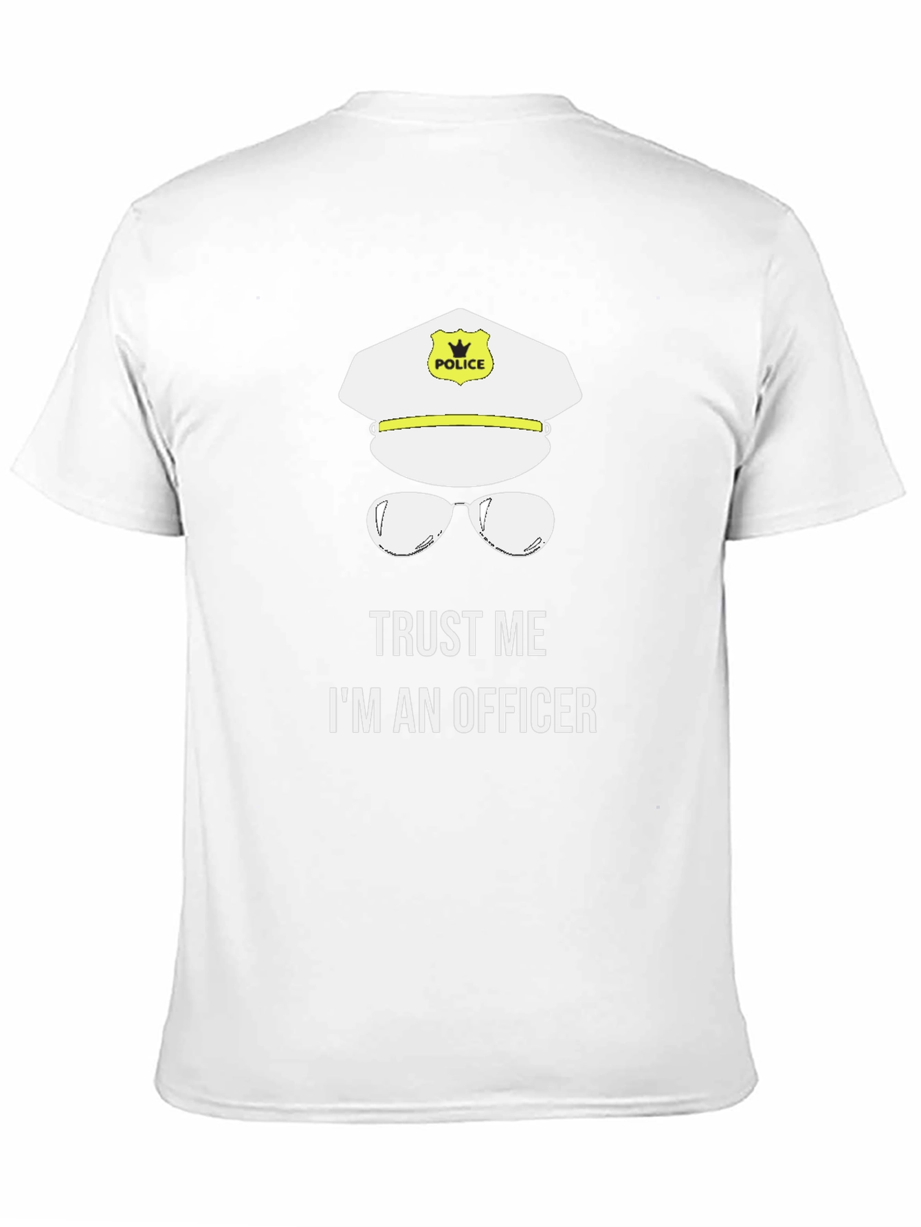 Black Trust Me I'm An Officer T-Shirt Funny Police Tee view 11