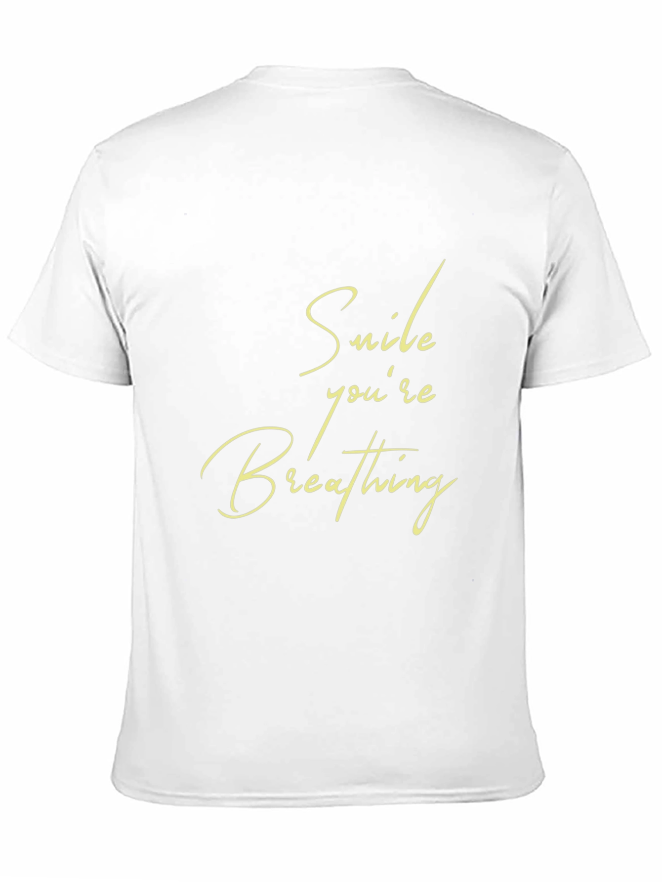 Black Smile You're Breathing Black T-Shirt view 11