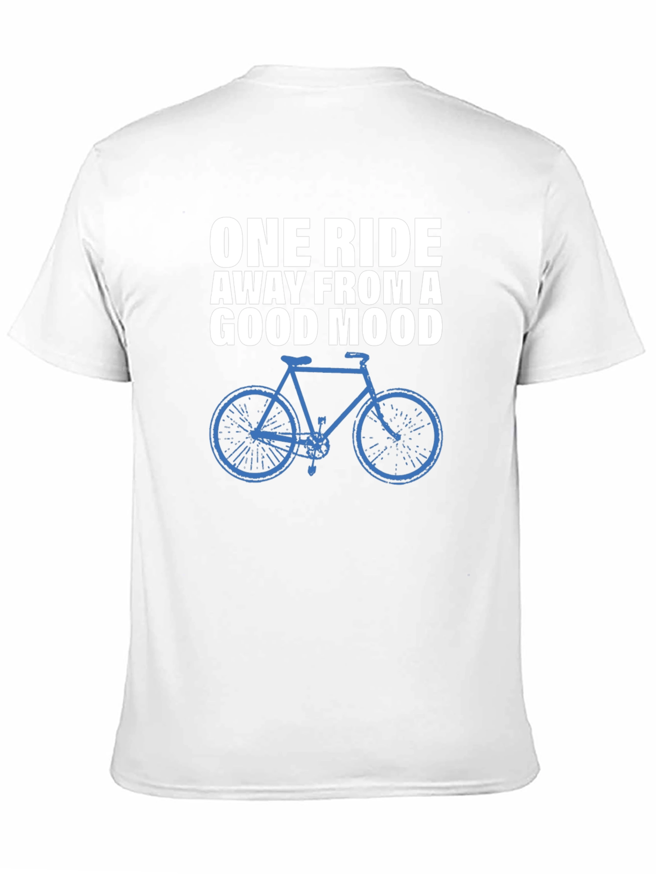 Black Cycling Mood T-Shirt: One Ride Away view 11