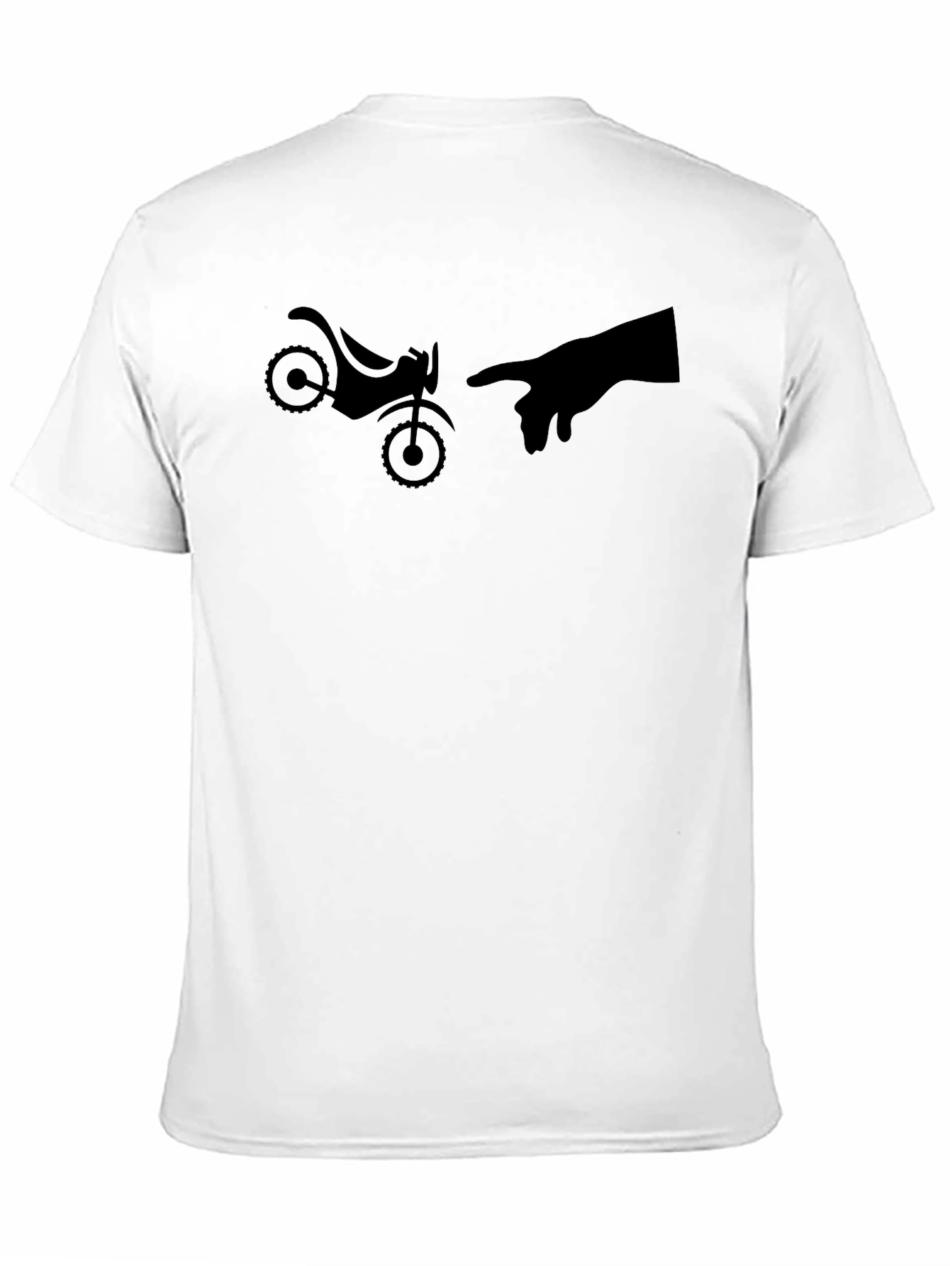Black Motorcycle Creation T-Shirt - Ride On! view 11