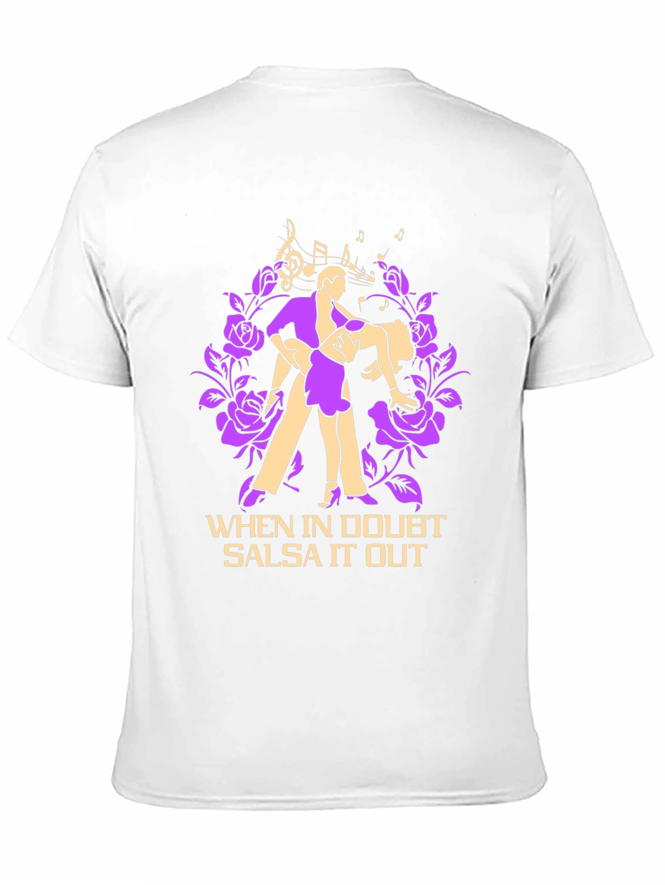 Black Salsa Dance Graphic Tee - When in Doubt, Salsa it Out! view 11