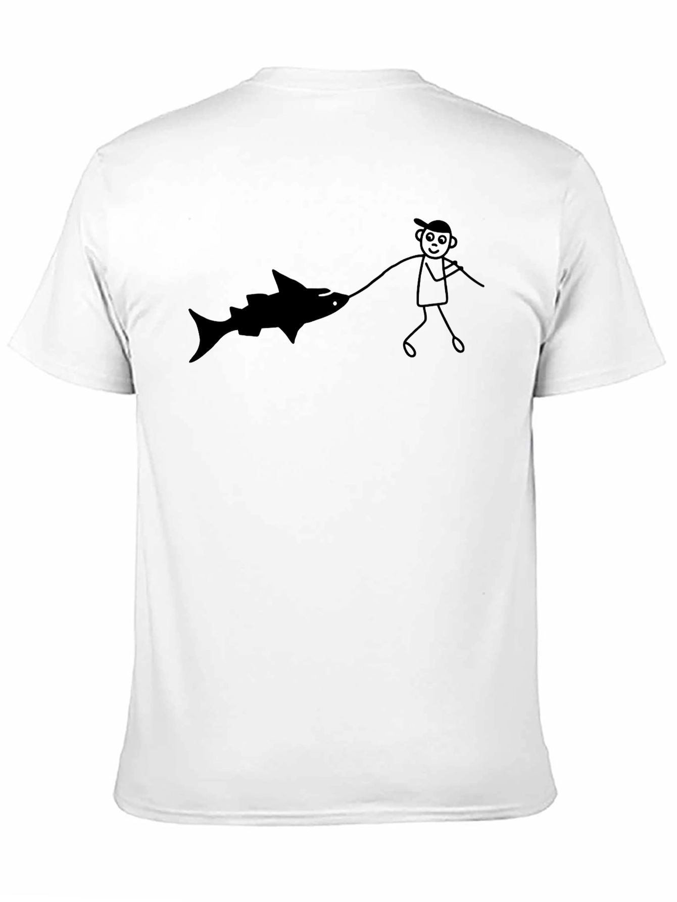 Black Shark Walker Novelty Graphic Tee - Mens view 11