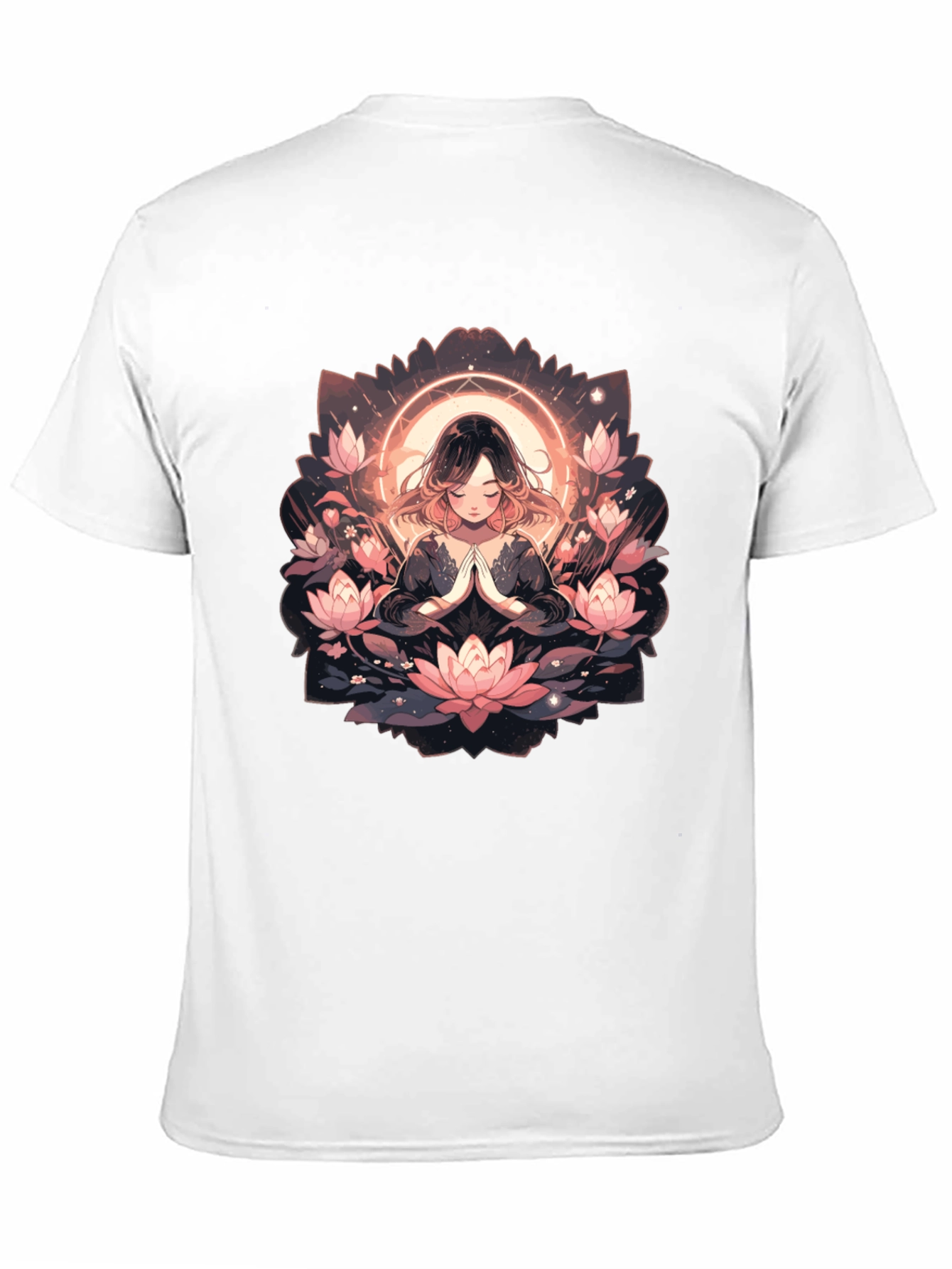 Black Lotus Mandala Graphic Tee - Unisex view 11